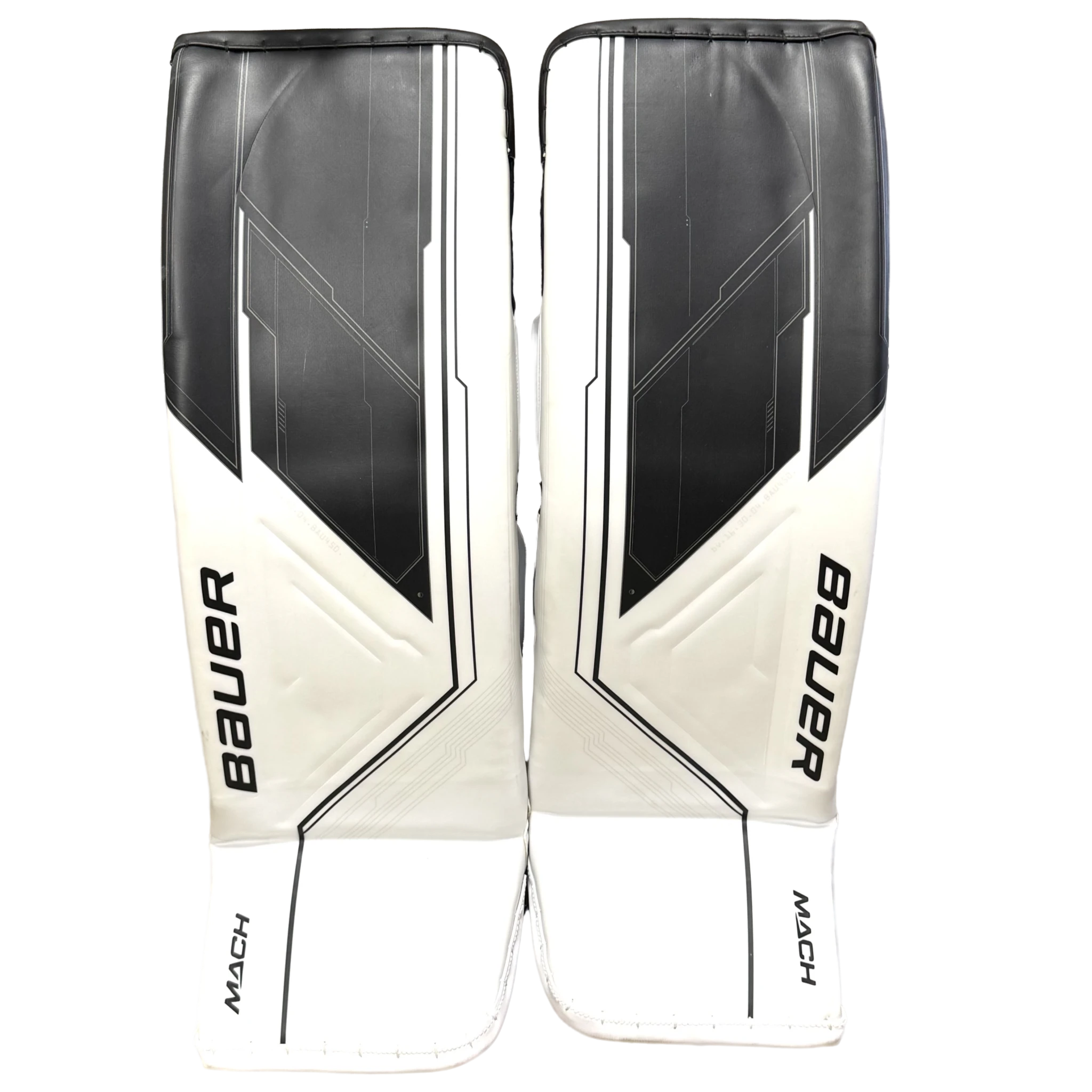 Bauer Supreme Mach - New Pro Stock Goalie Pads (White/Black)