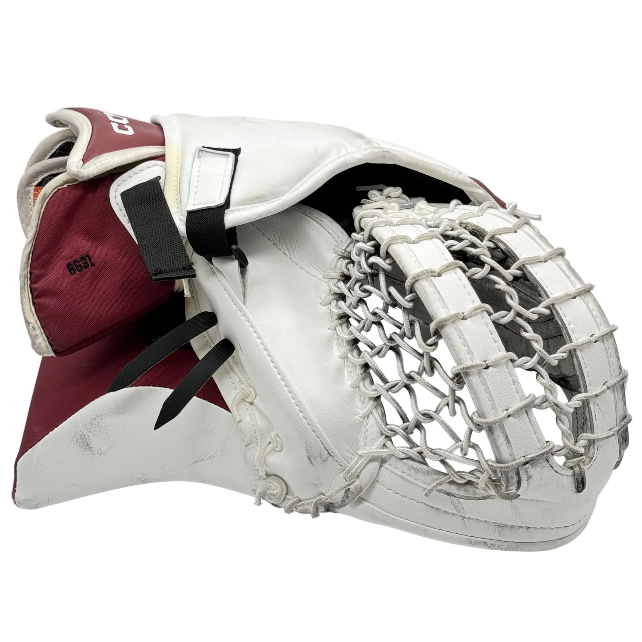 CCM Extreme Flex 6 - Used Pro Stock Goalie Full Set (White/Maroon/Black)