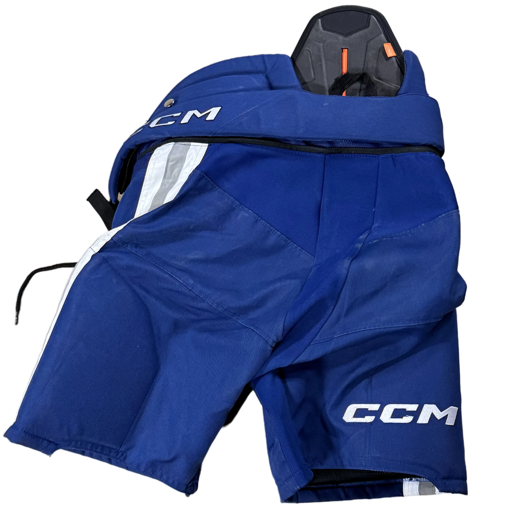 CCM HPTK - Used Pro Stock Hockey Pants (Blue/White/Grey)