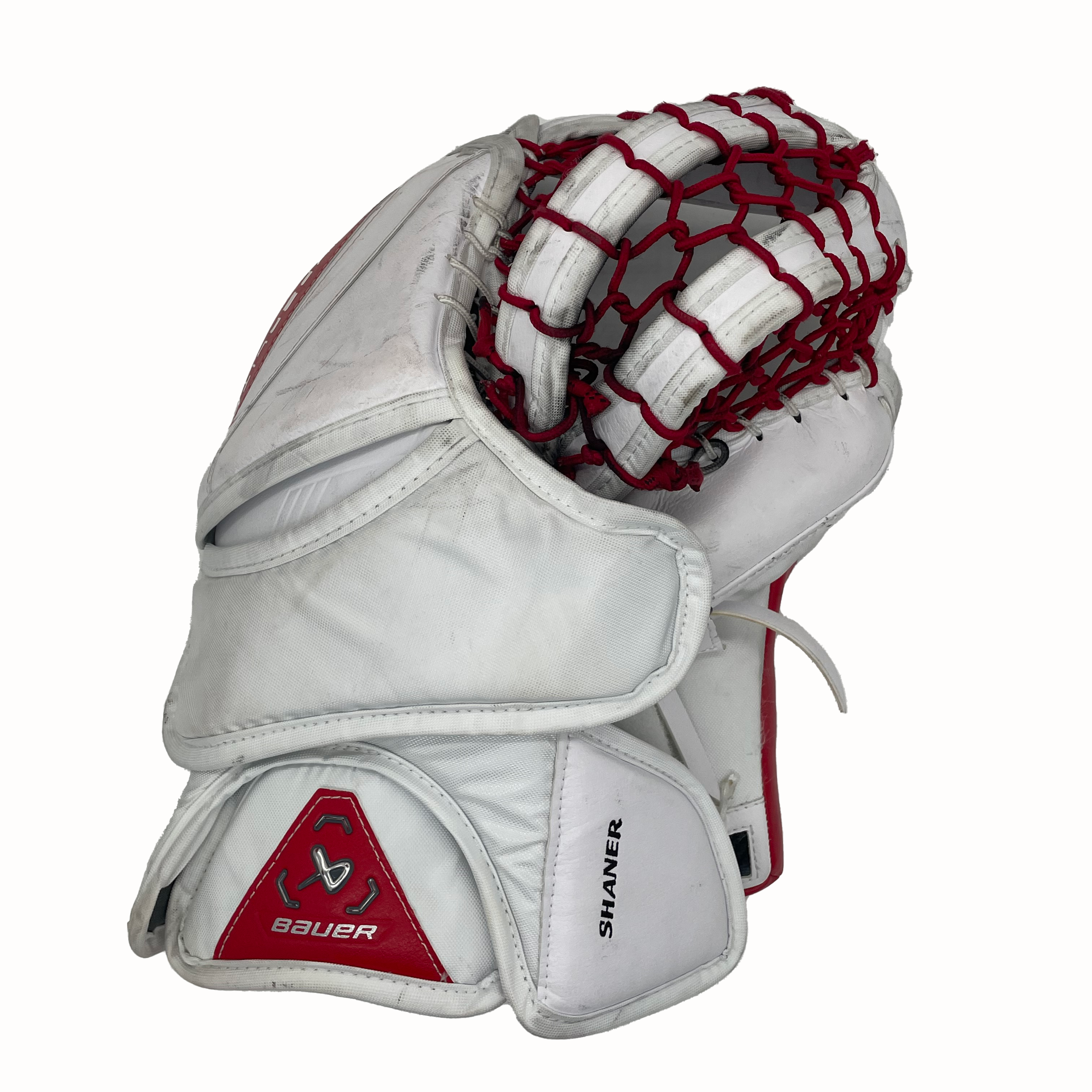 Bauer Vapor Hyperlite 2 - Used Pro Stock Senior Full Goalie Set (White/Red)