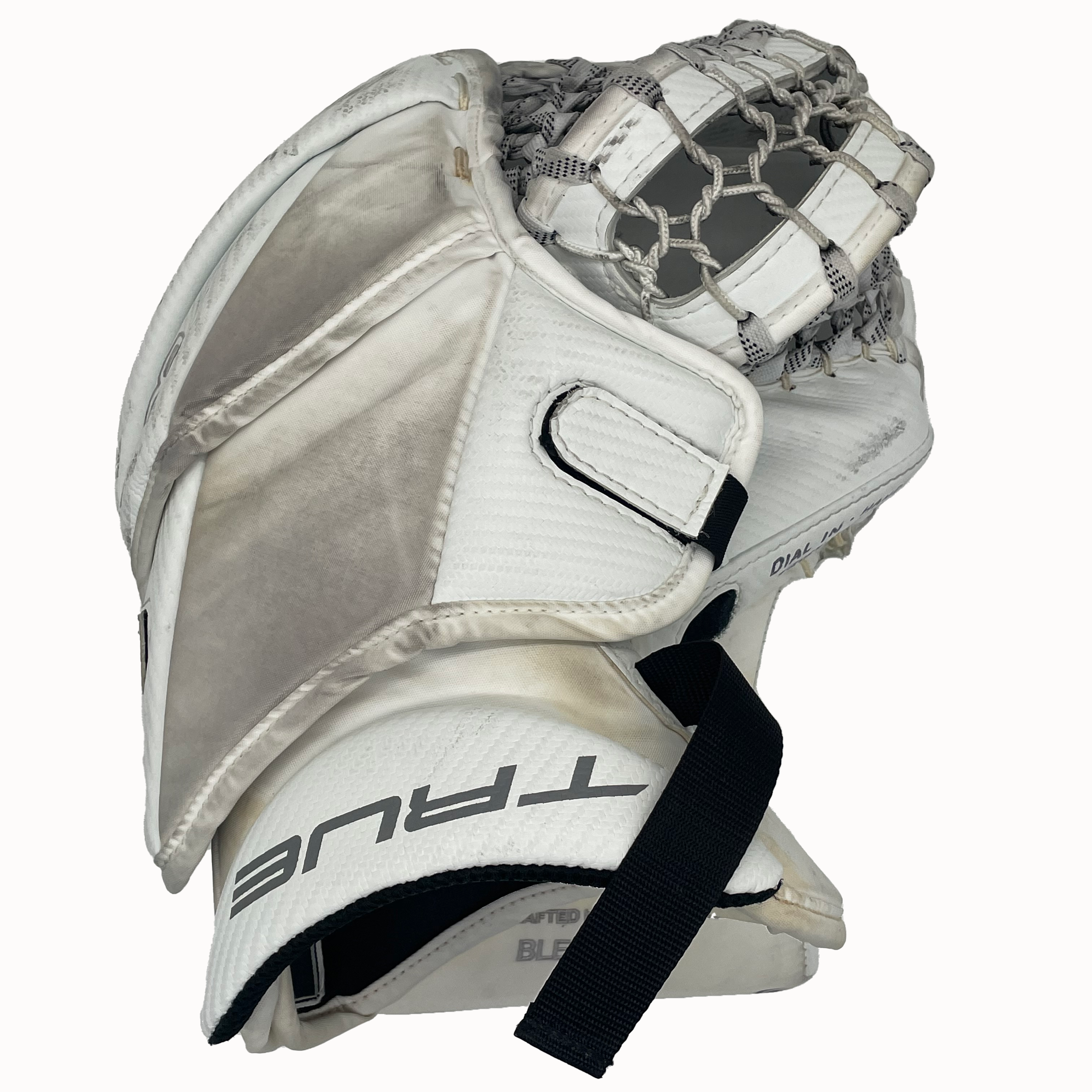True L87 - Used Pro Stock Full Goalie Set (White/Blue)