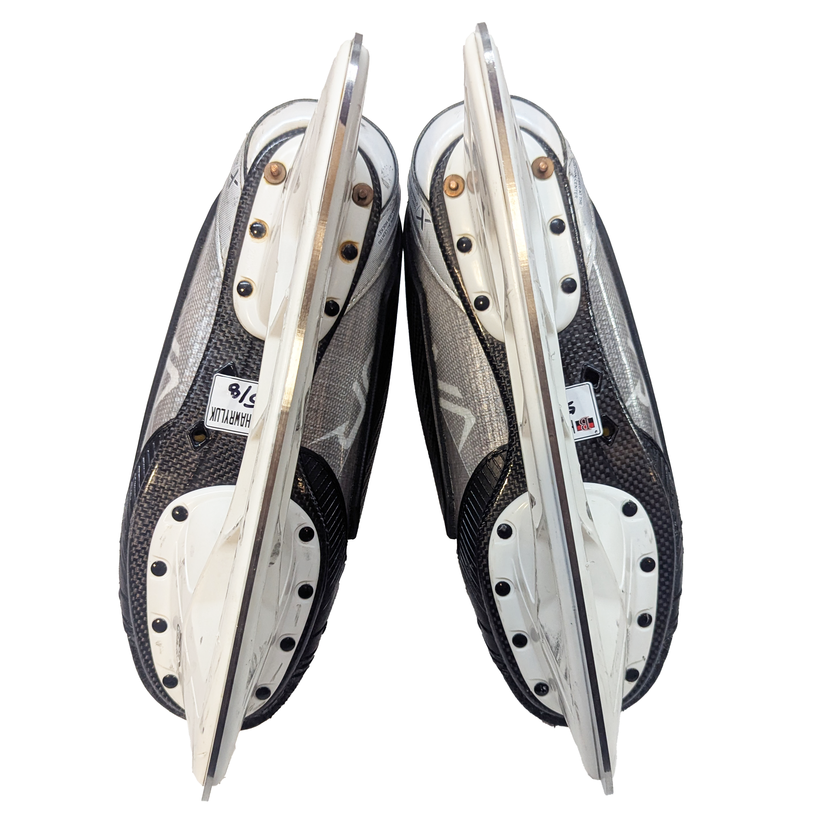 Bauer Vapor Hyperlite - Used Pro Stock Hockey Skate with Shot Blockers - Size 8.5