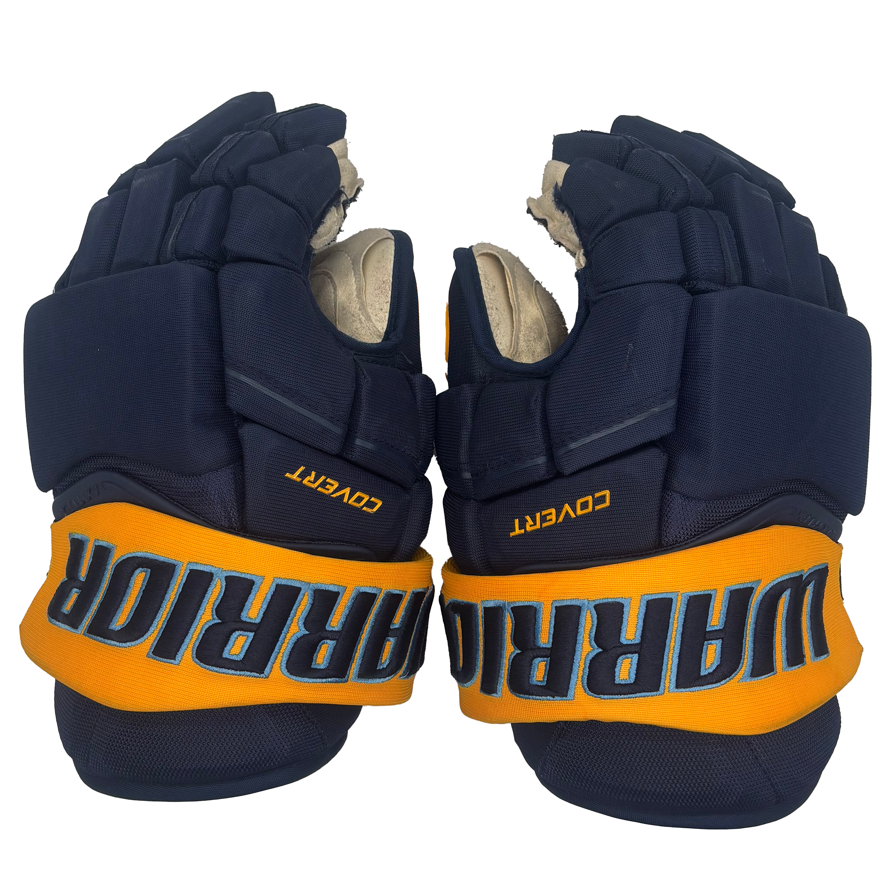 Warrior Covert Pro - Used Pro Stock Glove - (Navy/Yellow)