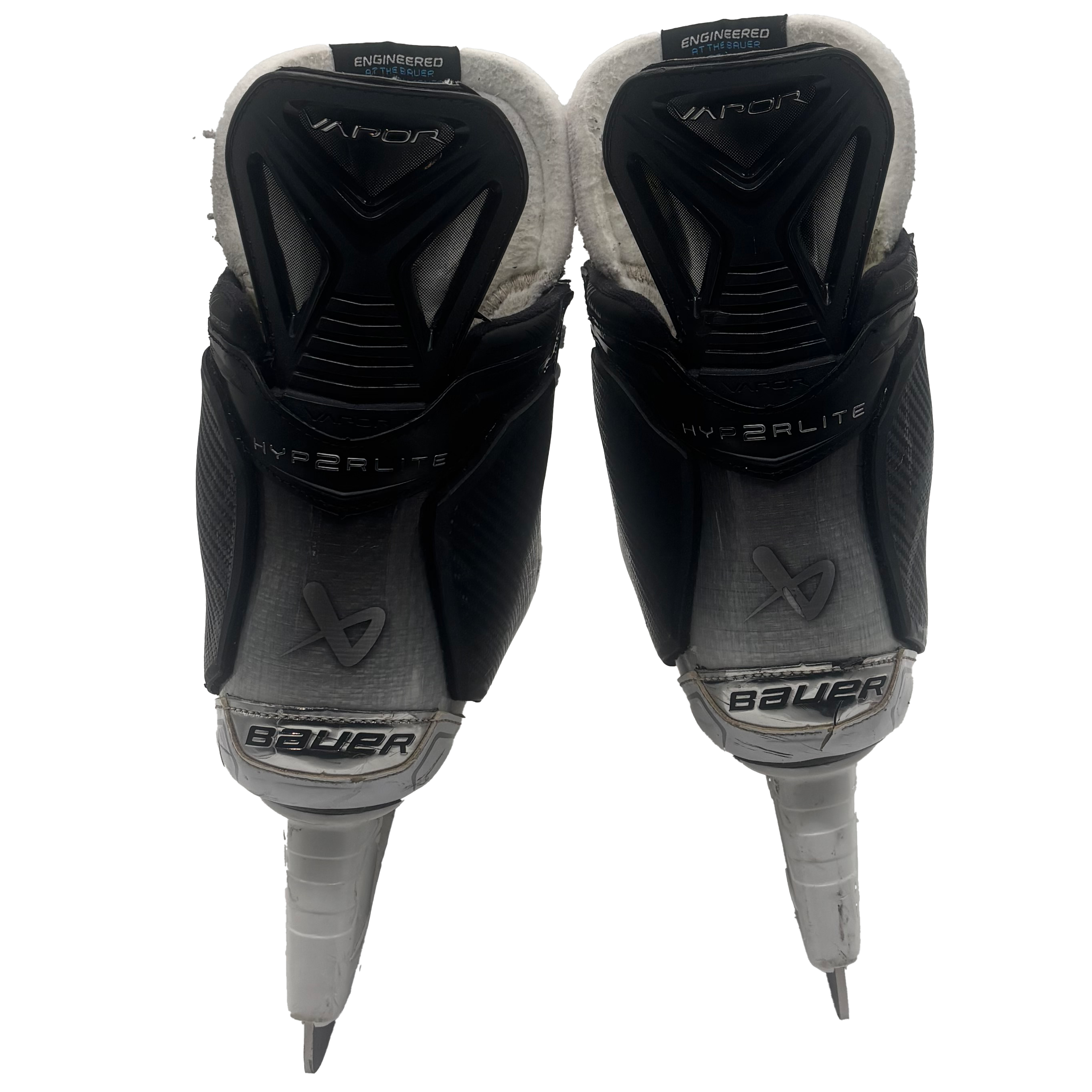 Bauer Vapor Hyperlite 2 - Used Pro Stock Hockey Skates - Size 8.5EE with Shot Blockers