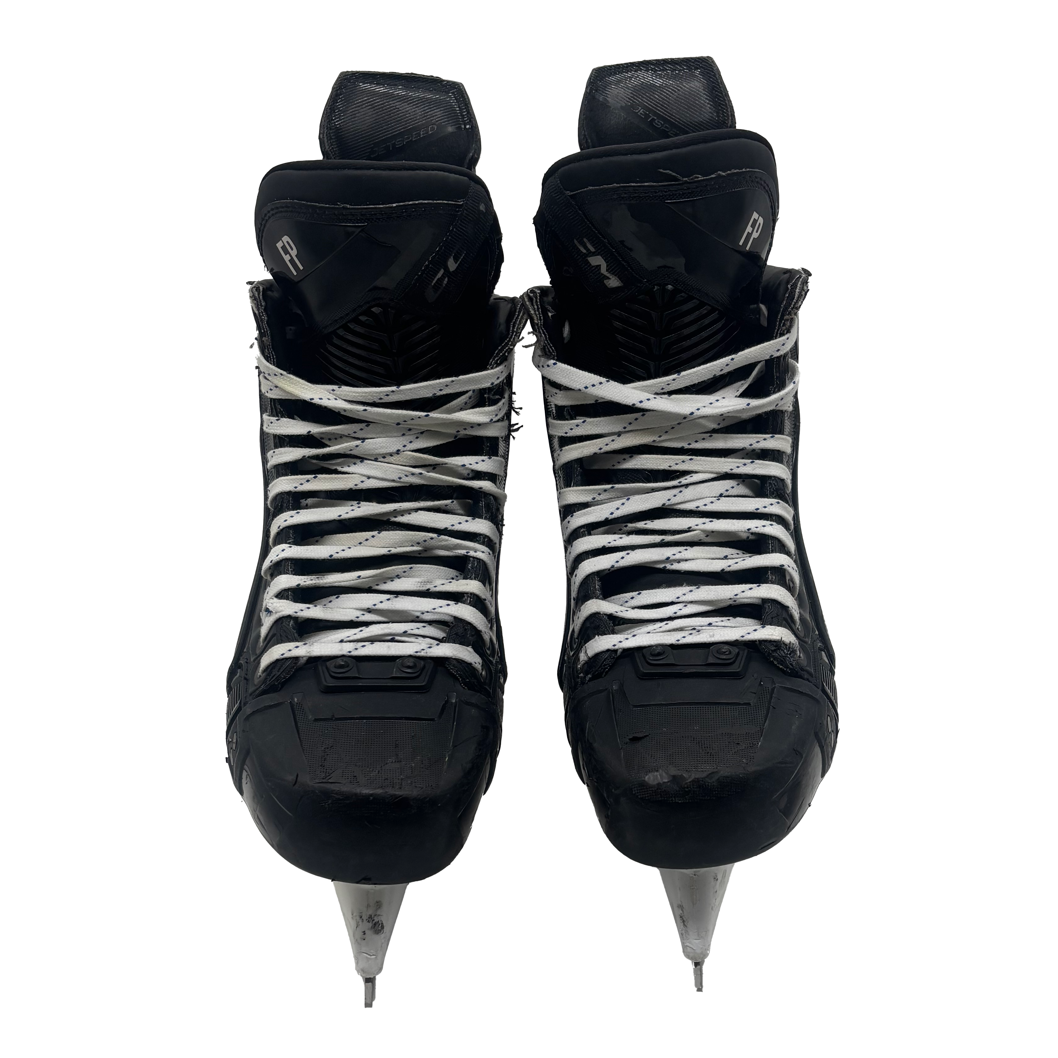 CCM Jetspeed FT6 Pro - Used Pro Stock Hockey Skates - Size 8D with Shot Blockers