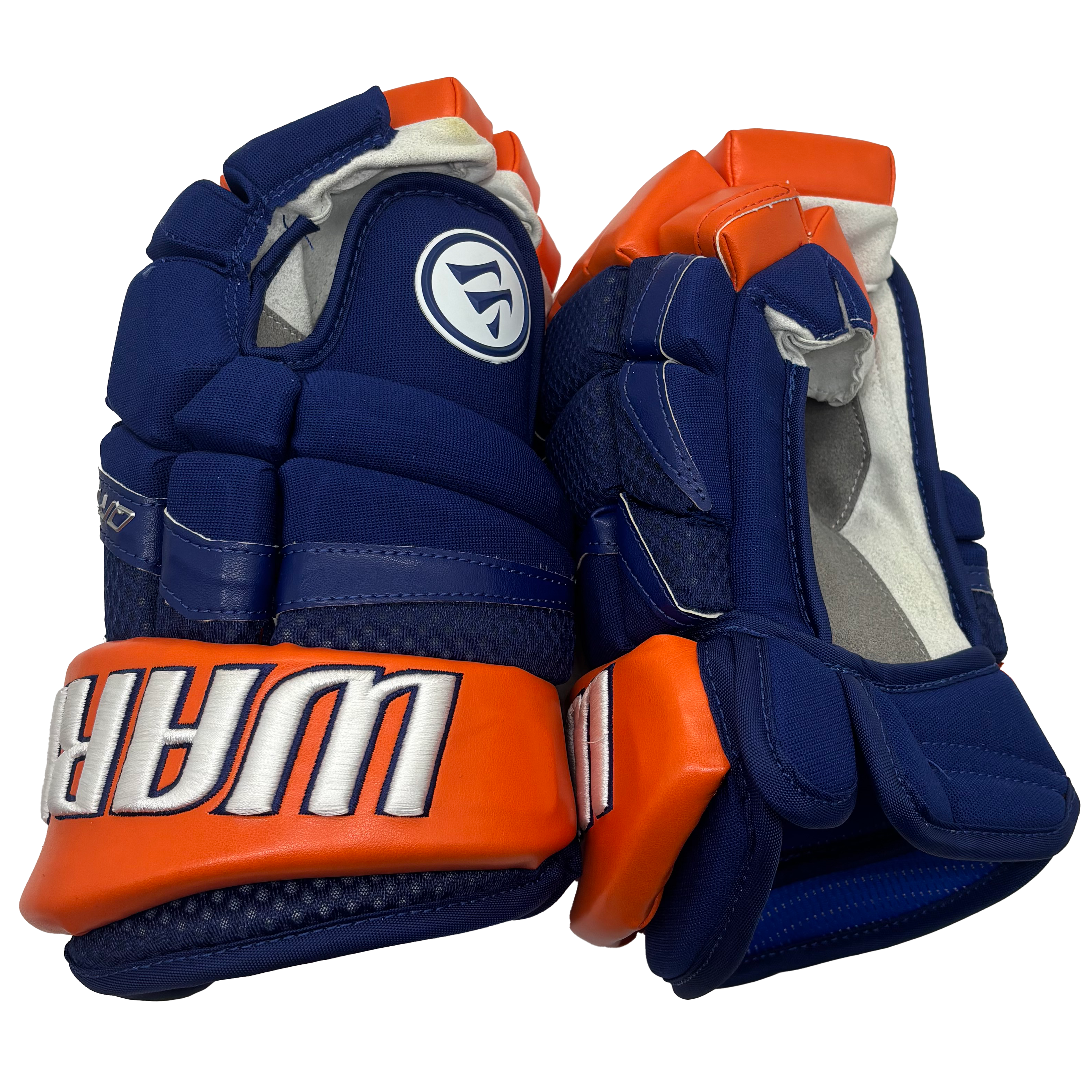 Warrior Covert QR1 Pro - NHL Pro Stock Glove - New York Islanders (Blue/Orange)