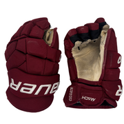 Used - Bauer Supreme Mach Pro Stock Glove - (Maroon)