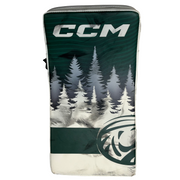 CCM Extreme Flex 6 - Used Pro Stock Goalie Blocker (White/Green)