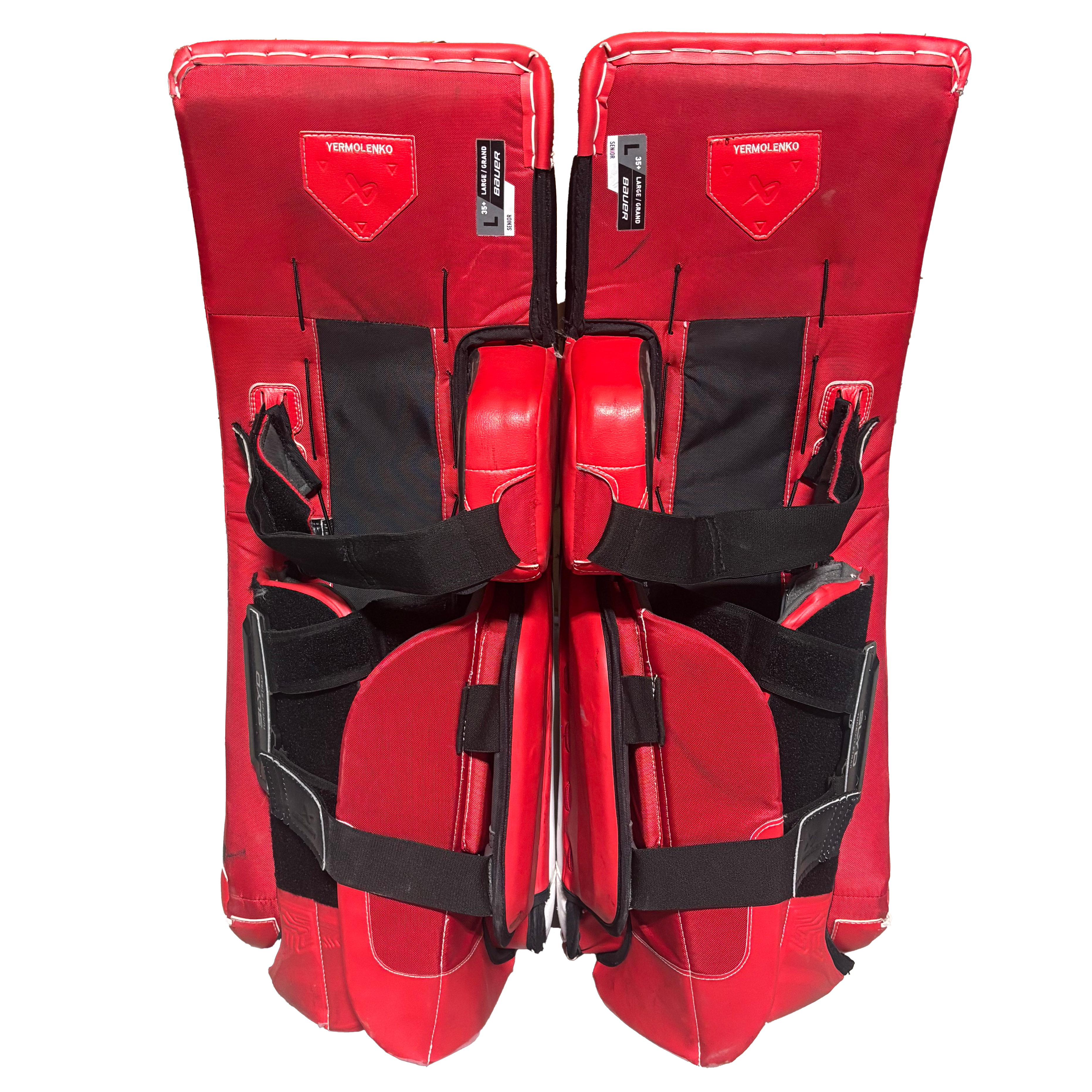 Used - Bauer Vapor Flylite Pro Stock Goalie Full Set (Black/Red/White)