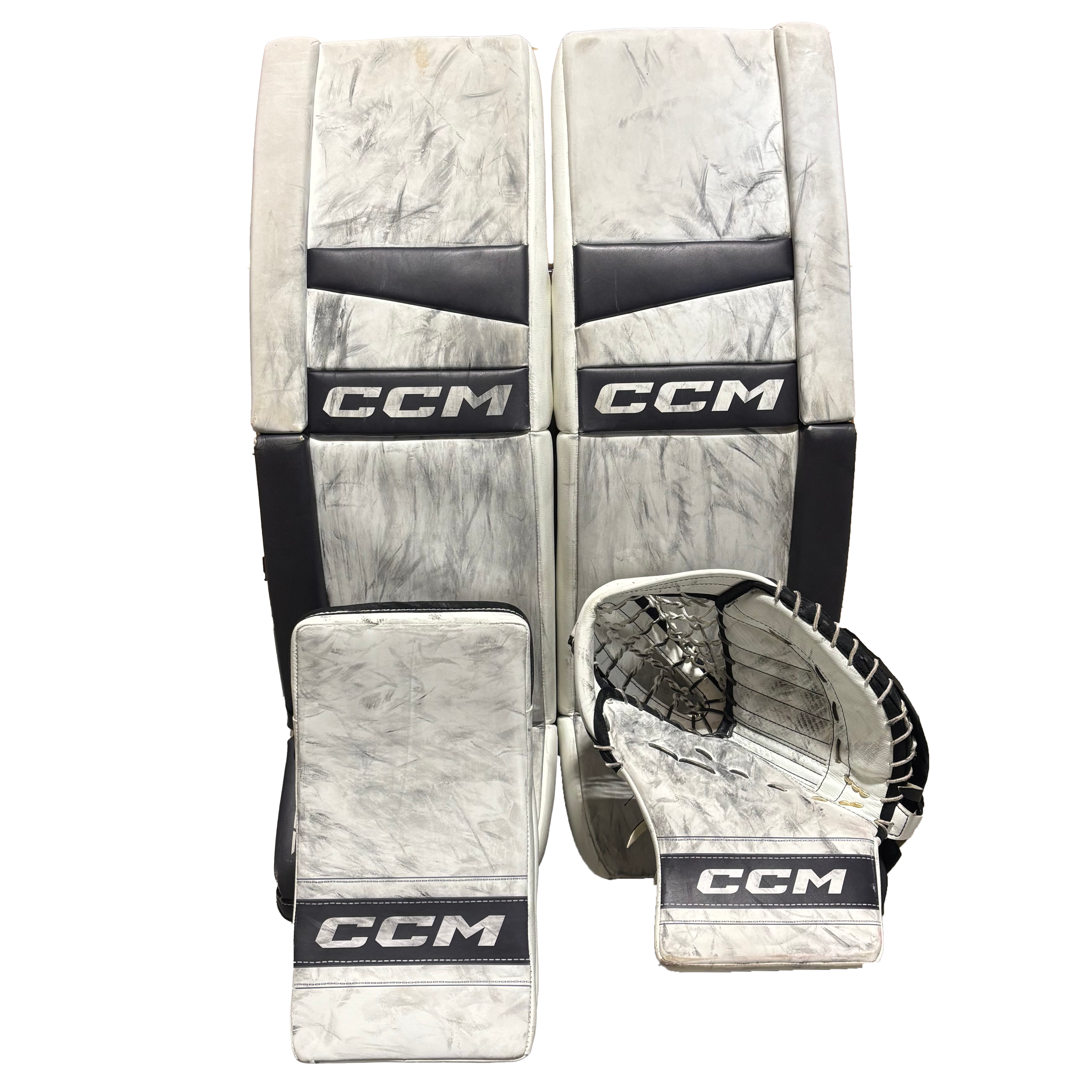 CCM Extreme Flex 6 - Used Goalie Full Set (White/Black)