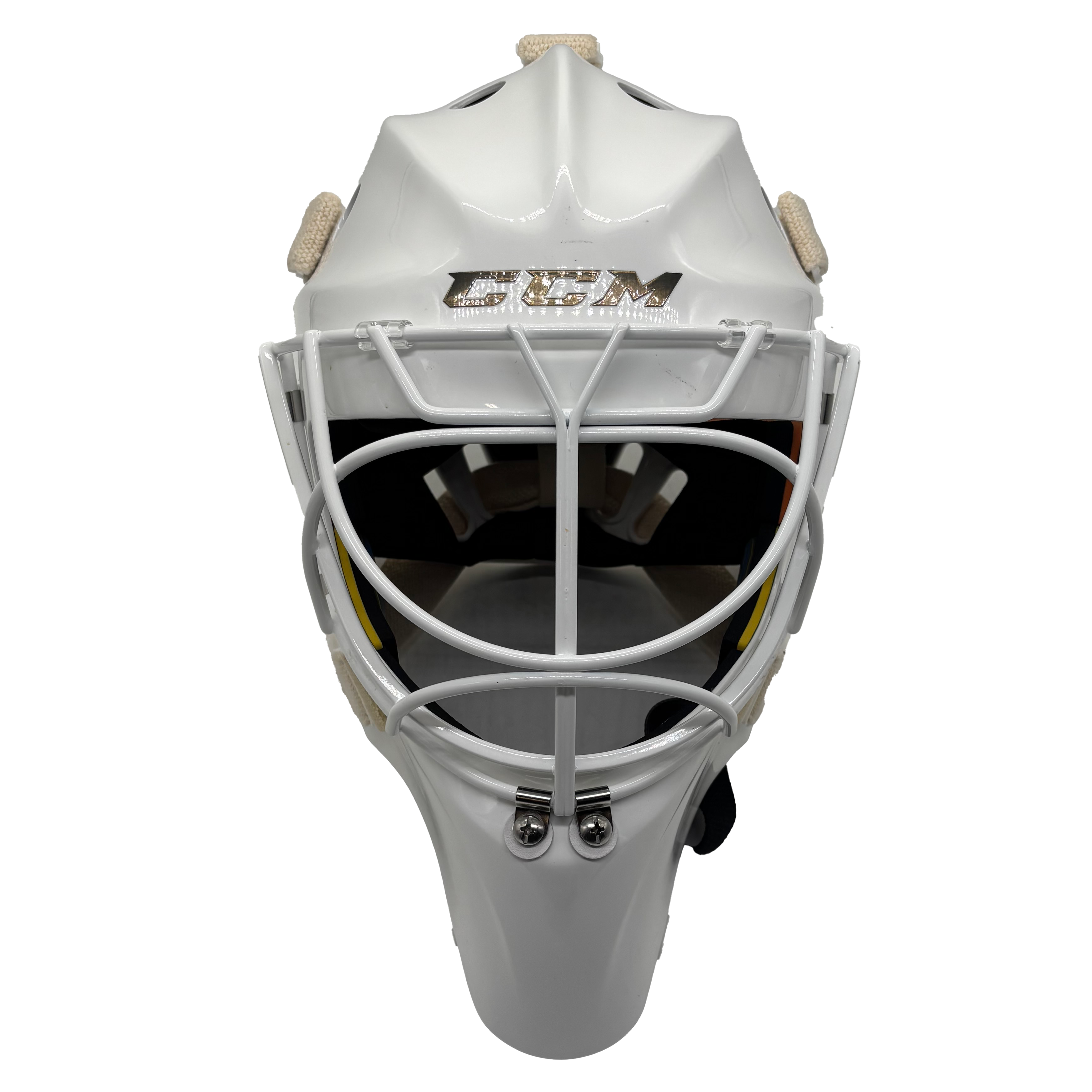 CCM Axis Pro - Masque de gardien de but (Blanc)