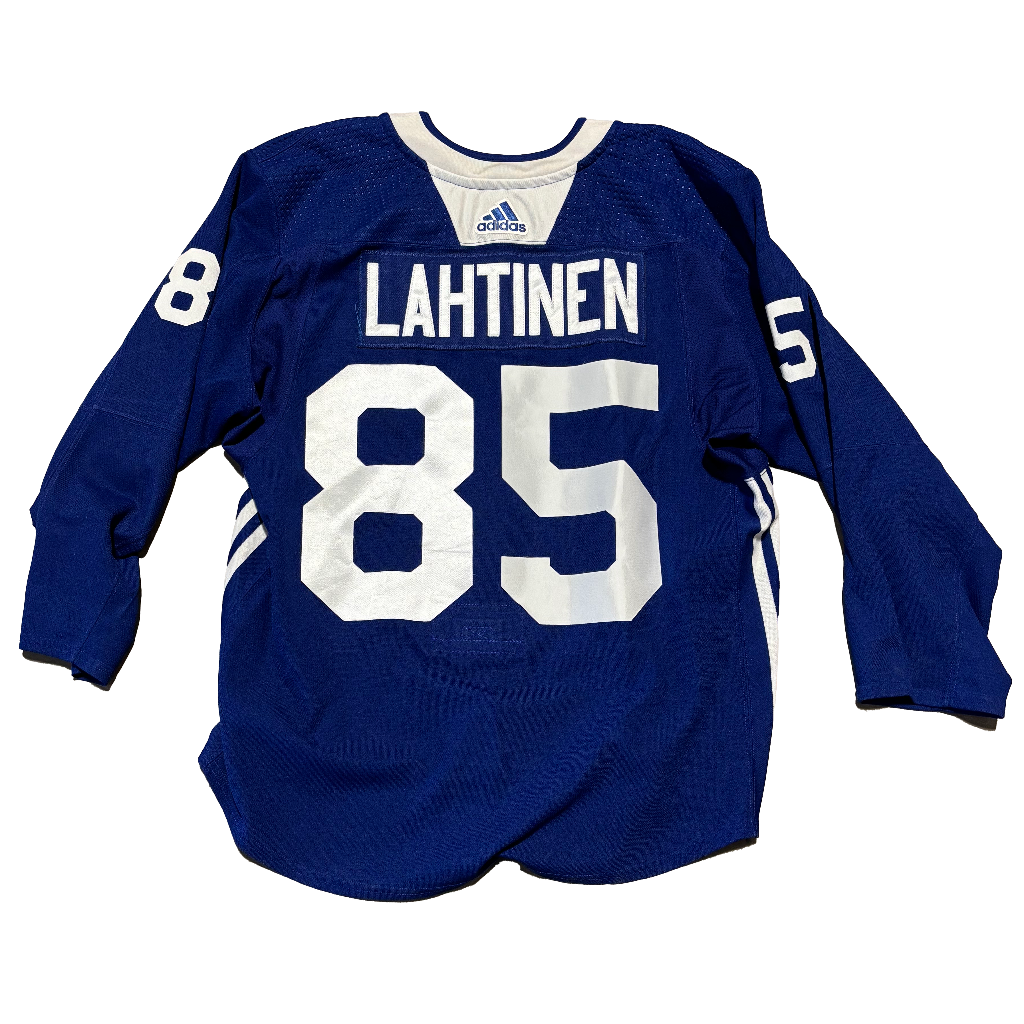NHL - Used New York Islanders Adidas Practice Jersey With Namebars (Blue)