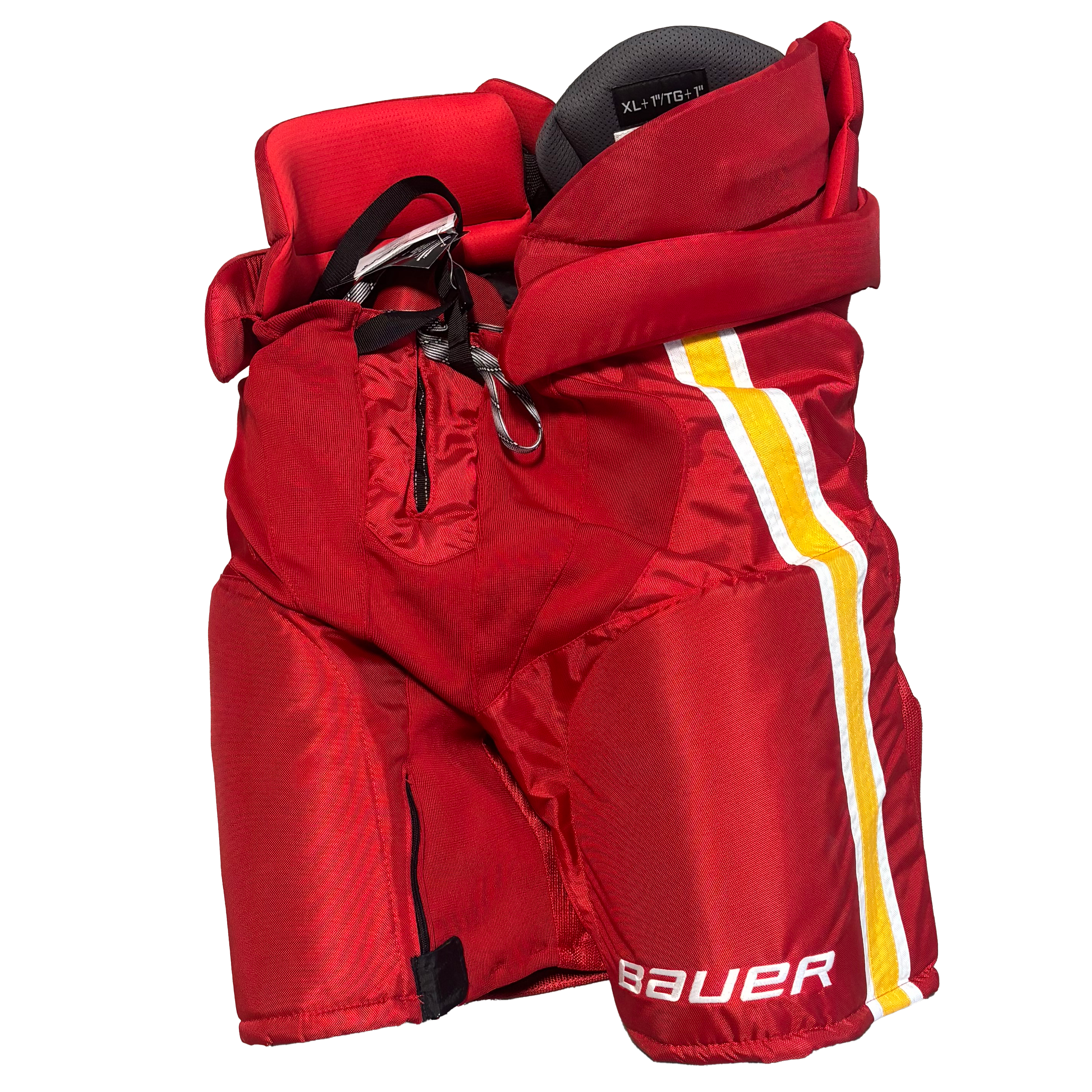 Bauer Vapor - NHL Pro Stock Hockey Pants - Calgary Flames (Red/Yellow/White)
