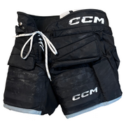 CCM HPG12A - Used Pro Stock Hockey Goalie Pants (Black/Teal)