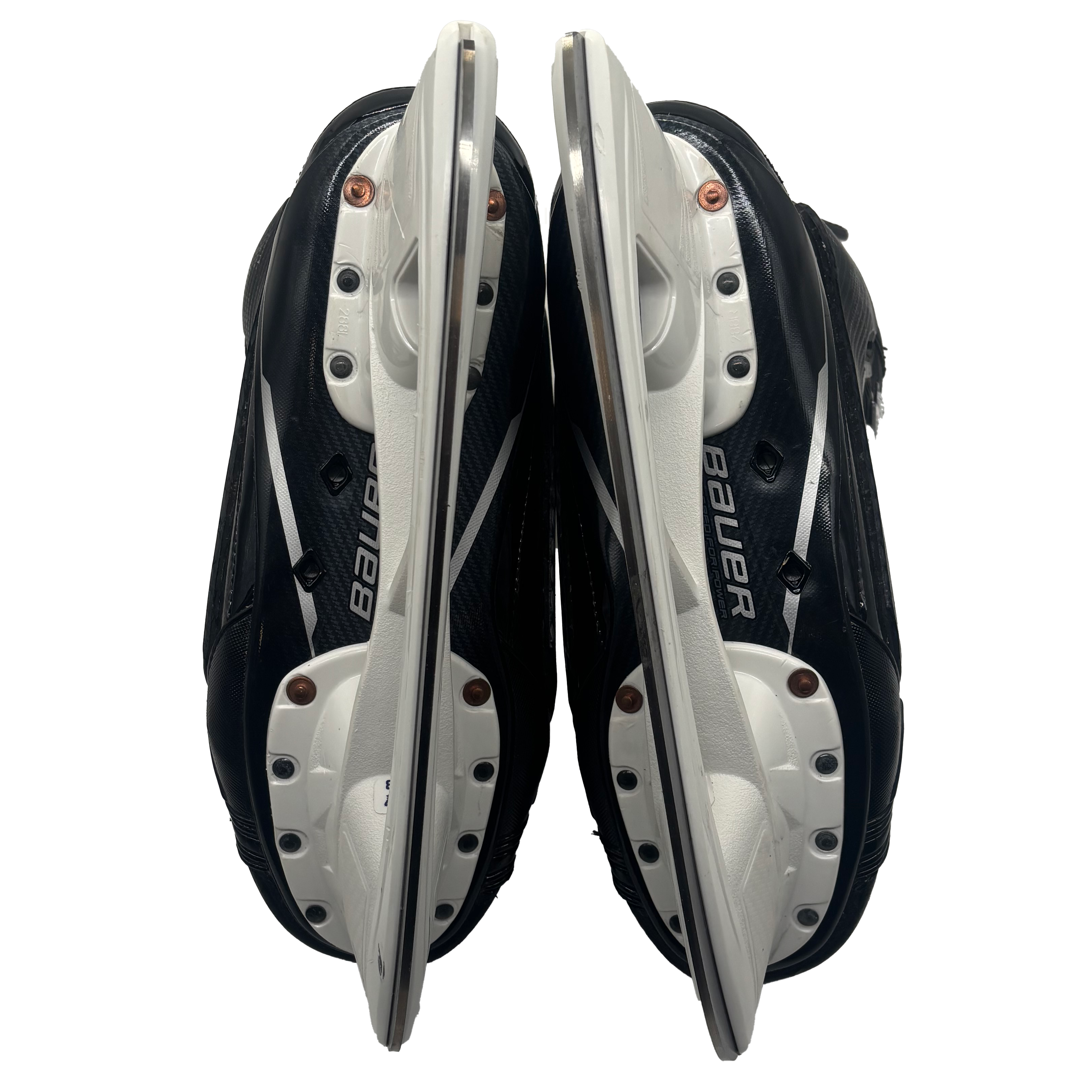 Bauer Supreme Mach - Used Pro Stock Hockey Skates - Size 10E (Blue)