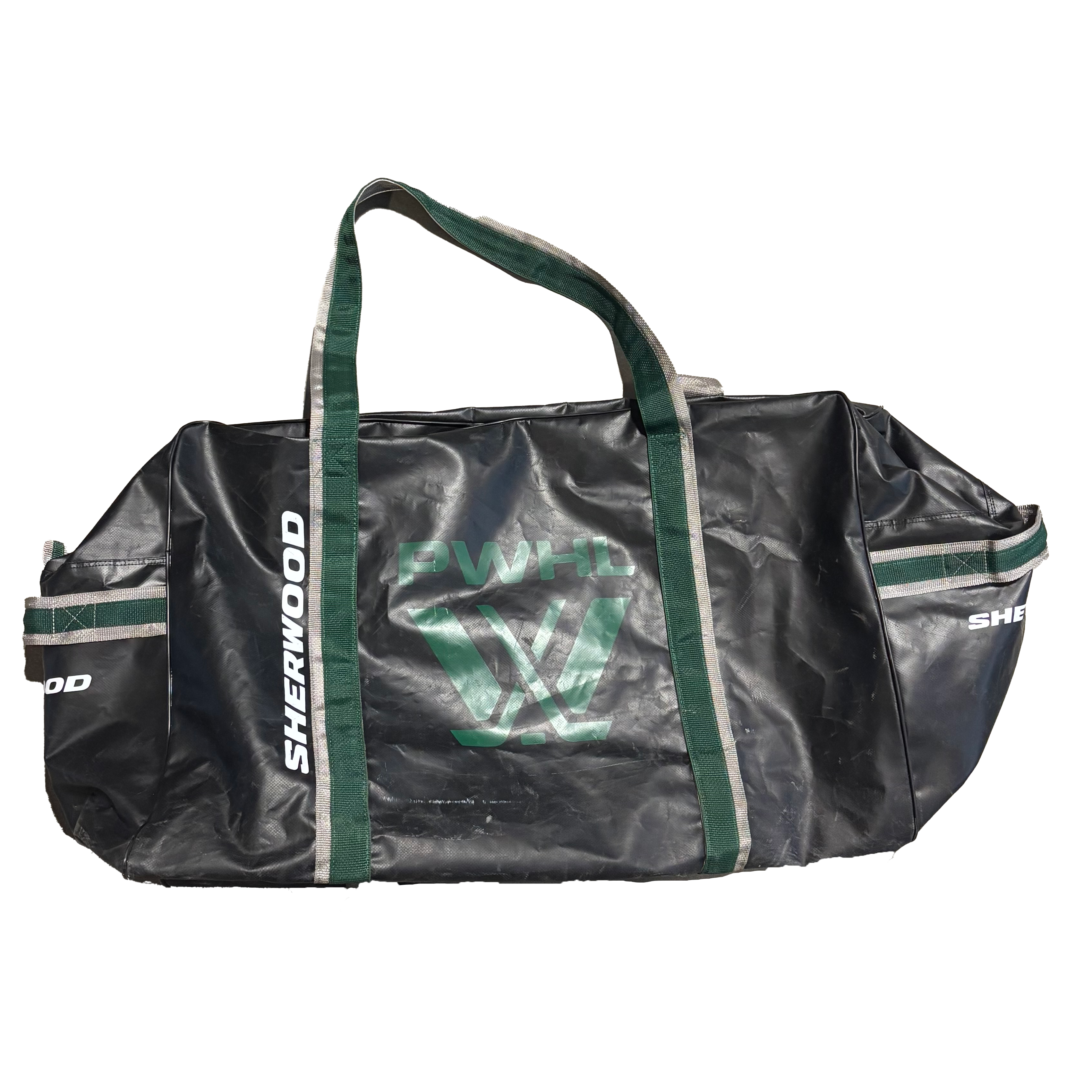 Sherwood - Used PWHL Hockey Bag (Black/Green)