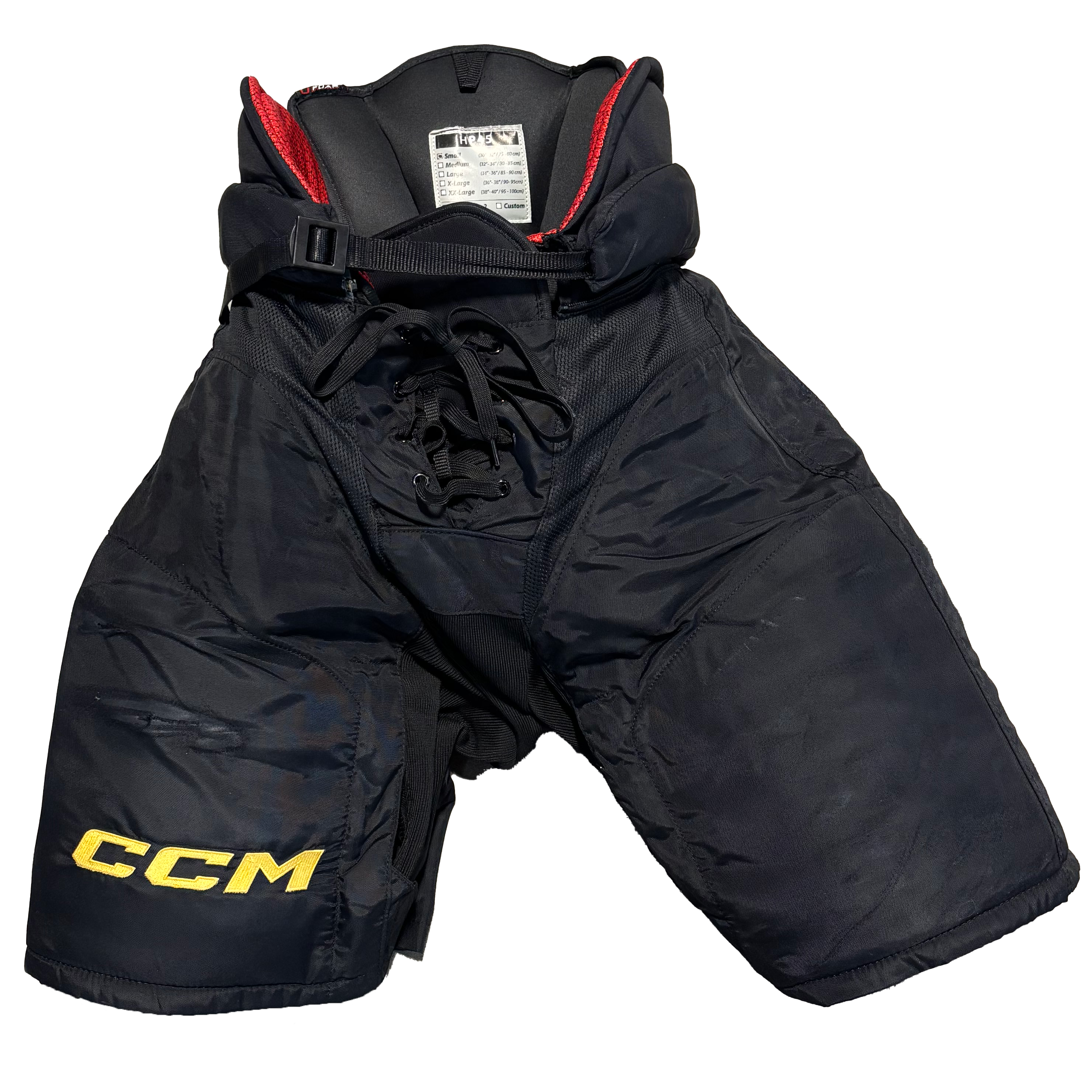 CCM HP45 - Used NHL Pro Stock Hockey Pants (Black/Gold)