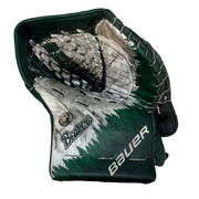 Bauer Vapor Hyperlite 2 - Used NCAA Pro Stock Goalie Glove (Green/White)
