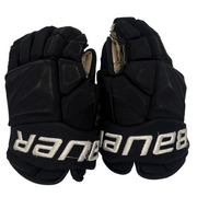 Bauer Vapor Flylite - Used WHL Pro Stock Hockey Gloves (Black)