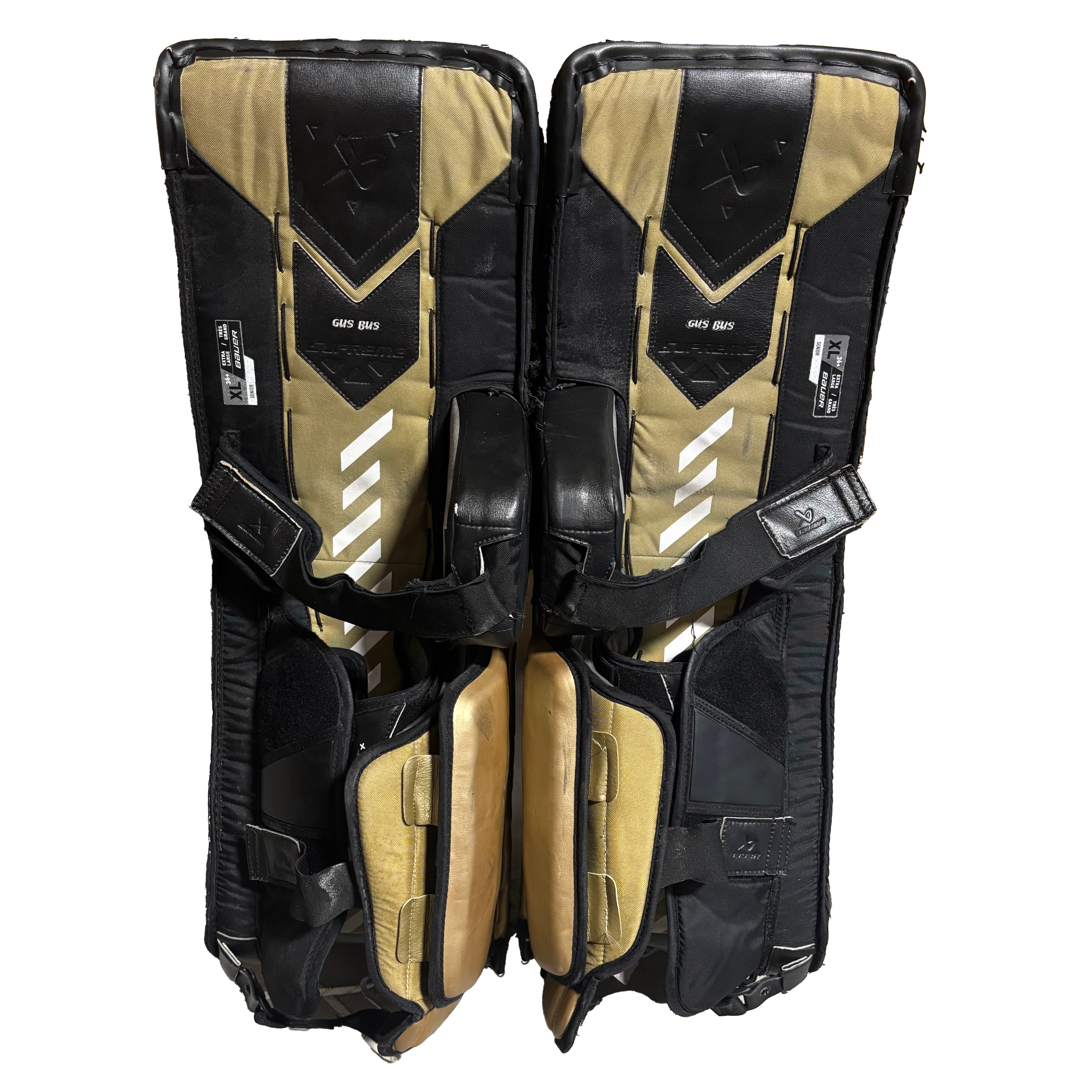 Bauer Supreme Shadow - Used Pro Stock Goalie Full Set (Black/Gold/White)