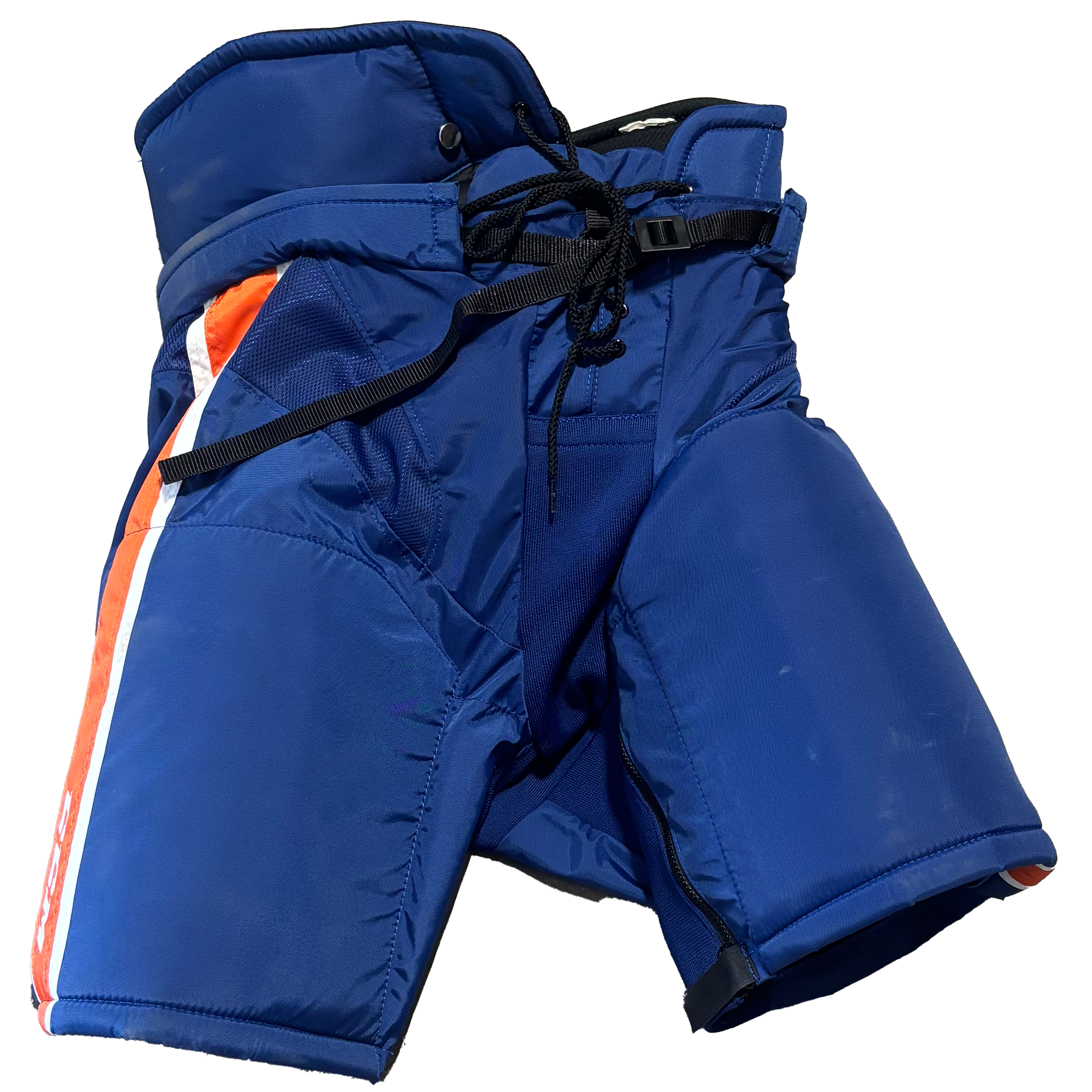 CCM HP35 - Used NHL Pro Stock Hockey Pants  - New York Islanders (Blue/Orange/White)