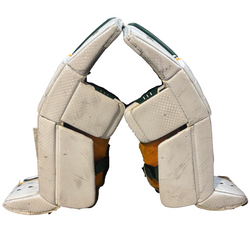 Vaughn Velocity V9 - Used Pro Stock Senior Goalie Full Set (White/Gree