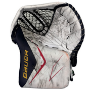 Bauer Vapor Flylite - Used Pro Stock Goalie Trapper (White/Navy/Red)
