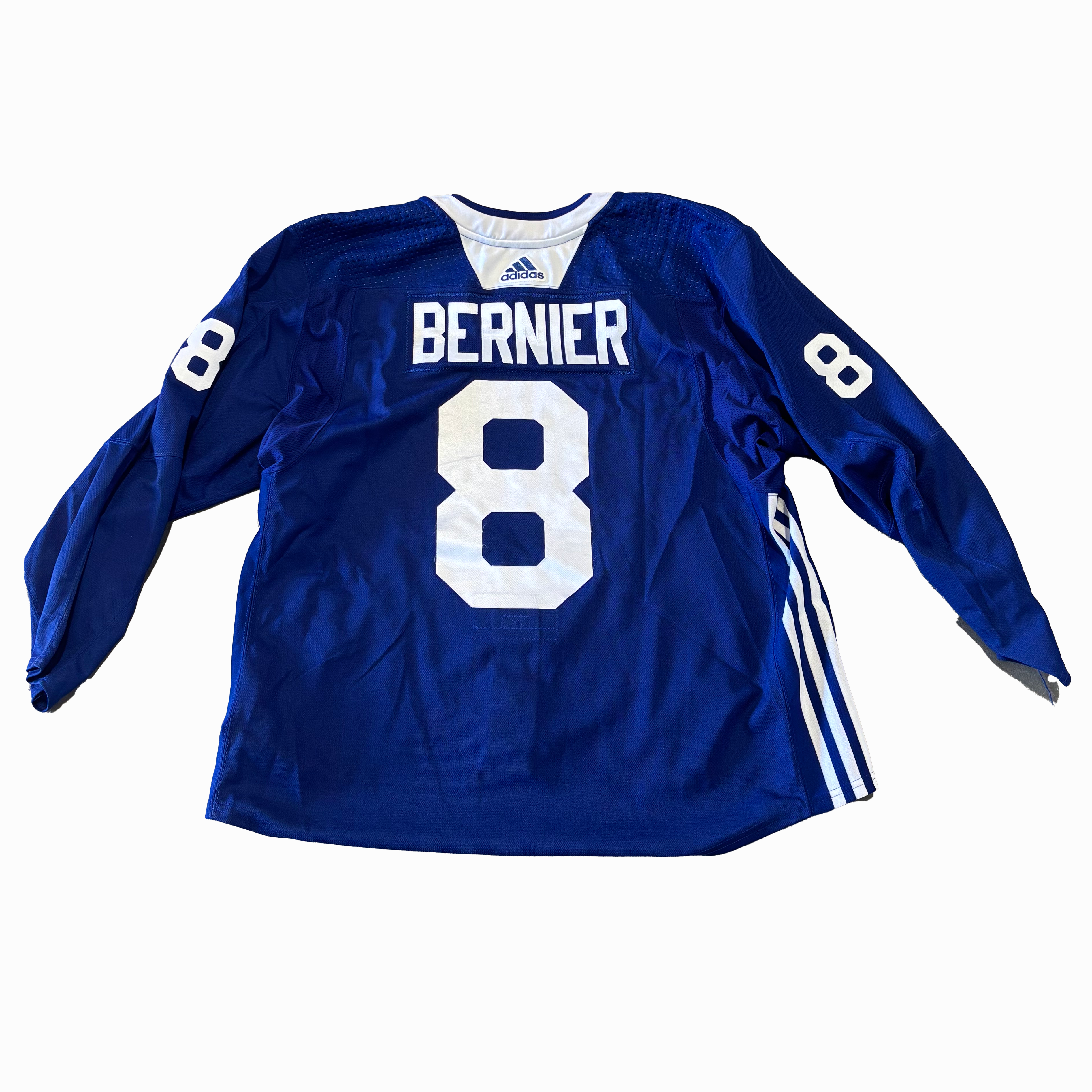 NHL - Used New York Islanders Adidas Practice Jersey With Namebars (Blue)