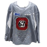 OHL - Used CCM Ottawa 67's Practice Jersey (Grey)