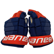 Bauer Nexus 2N - Used NHL Pro Stock Glove - Anders Lee (Blue/Orange)