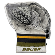 Bauer Supreme Shadow - Used Pro Stock Goalie Trapper (White/Black/Green)
