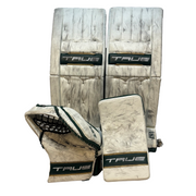 True L87 - Used NCAA Pro Stock Full Goalie Set (White/Green)