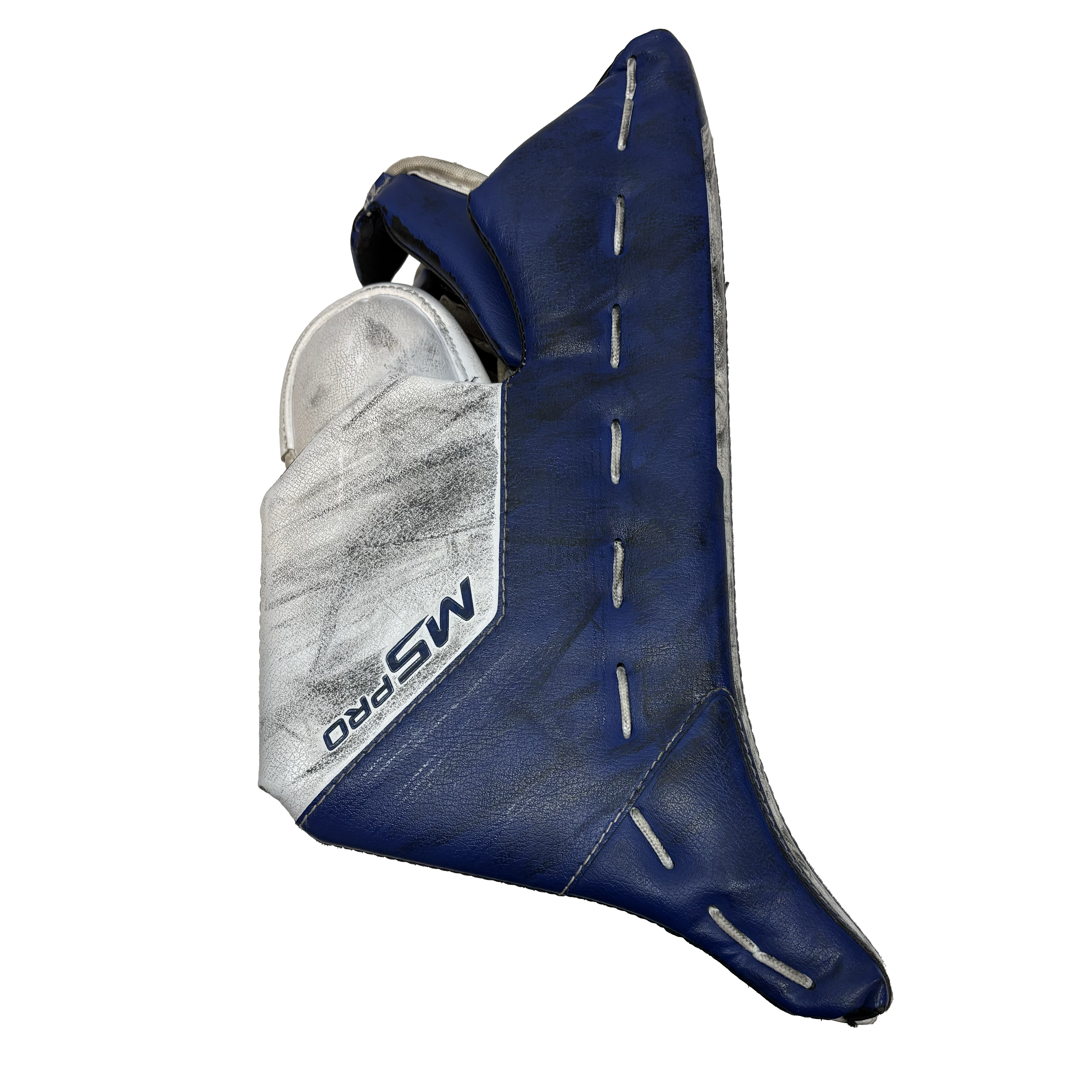 Bauer Supreme M5 Pro - Used Intermediate Goalie Blocker (Blue/White)