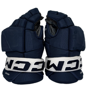 CCM HG43PP - Used NCAA Pro Stock Hockey Gloves (Navy/White)