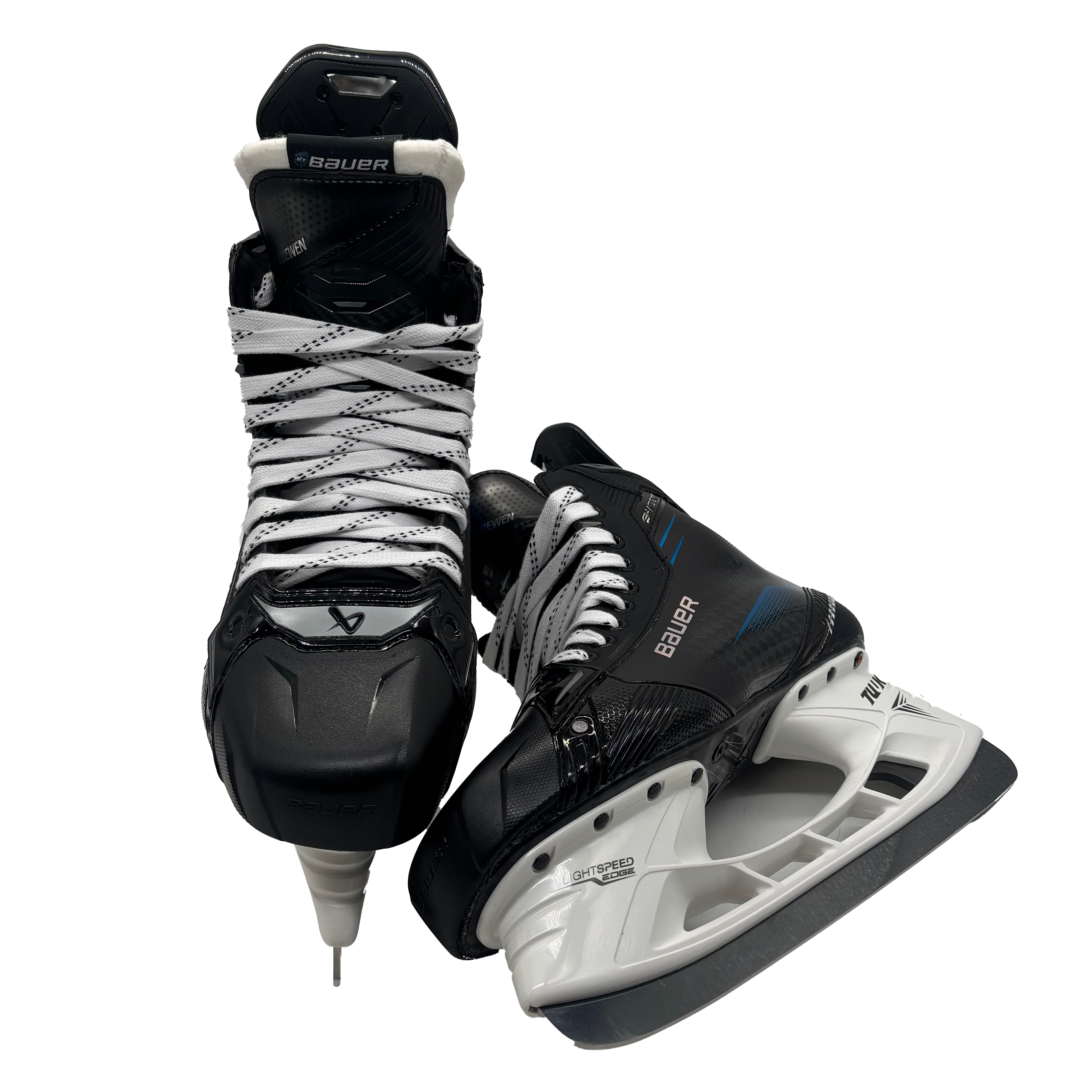 Bauer Supreme Shadow - Pro Stock Hockey Skates - Size 11.5E (Blue)