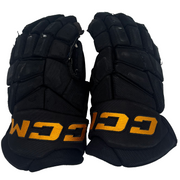 CCM Jetspeed FT8 Pro - Used Pro Stock Gloves (Black/Yellow)
