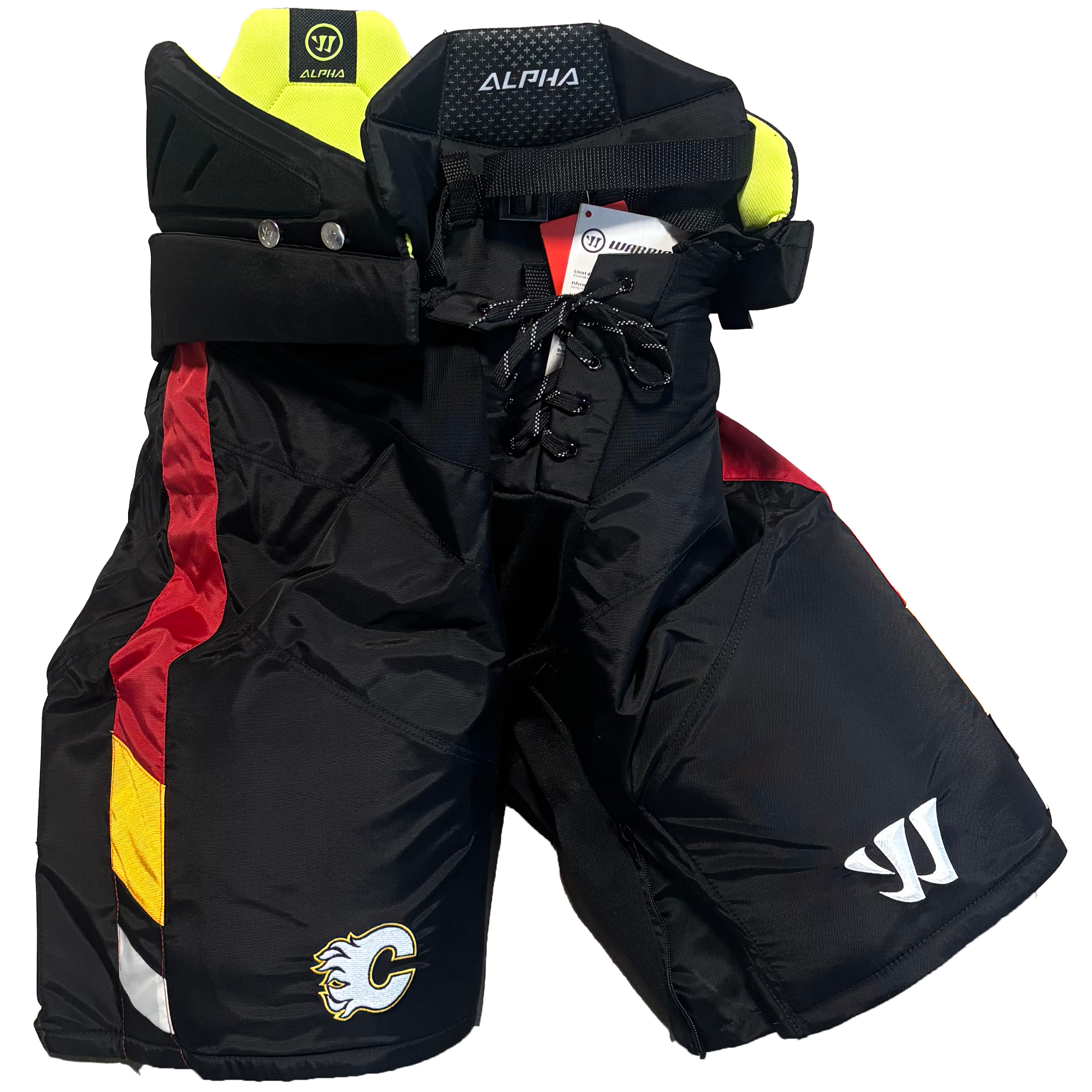 Warrior Alpha Pro - NHL Pro Stock Hockey Pants - Calgary Flames (Reverse Retro)