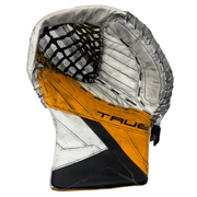 TRUE Catalyst Nitro Pro - Used Pro Stock Goalie Glove (White/Yellow/Black)