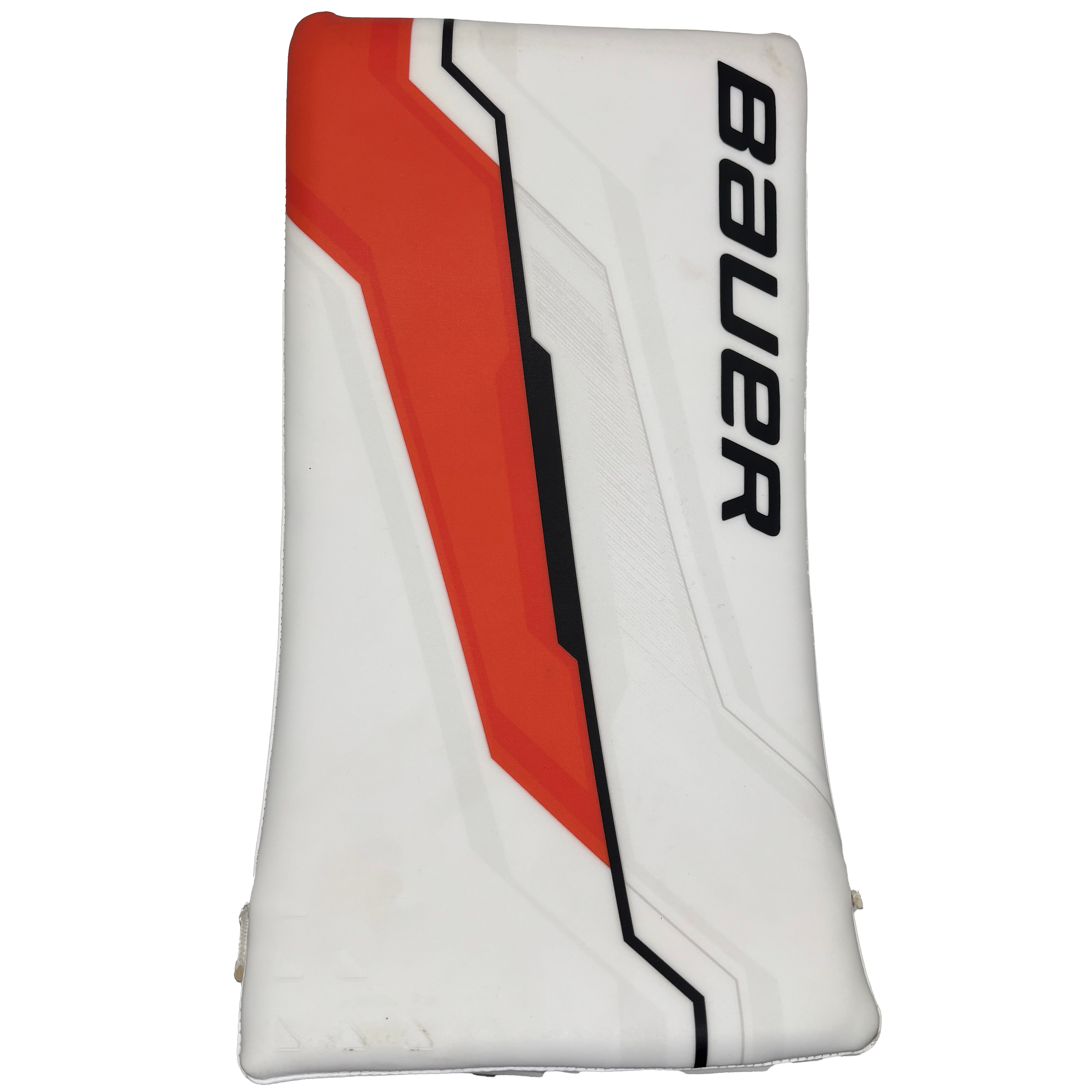 Bauer Vapor 2X Pro - NHL Pro Stock Goalie Blocker - Ivan Fedotov (White/Orange/Black) *Dressed as Shadow