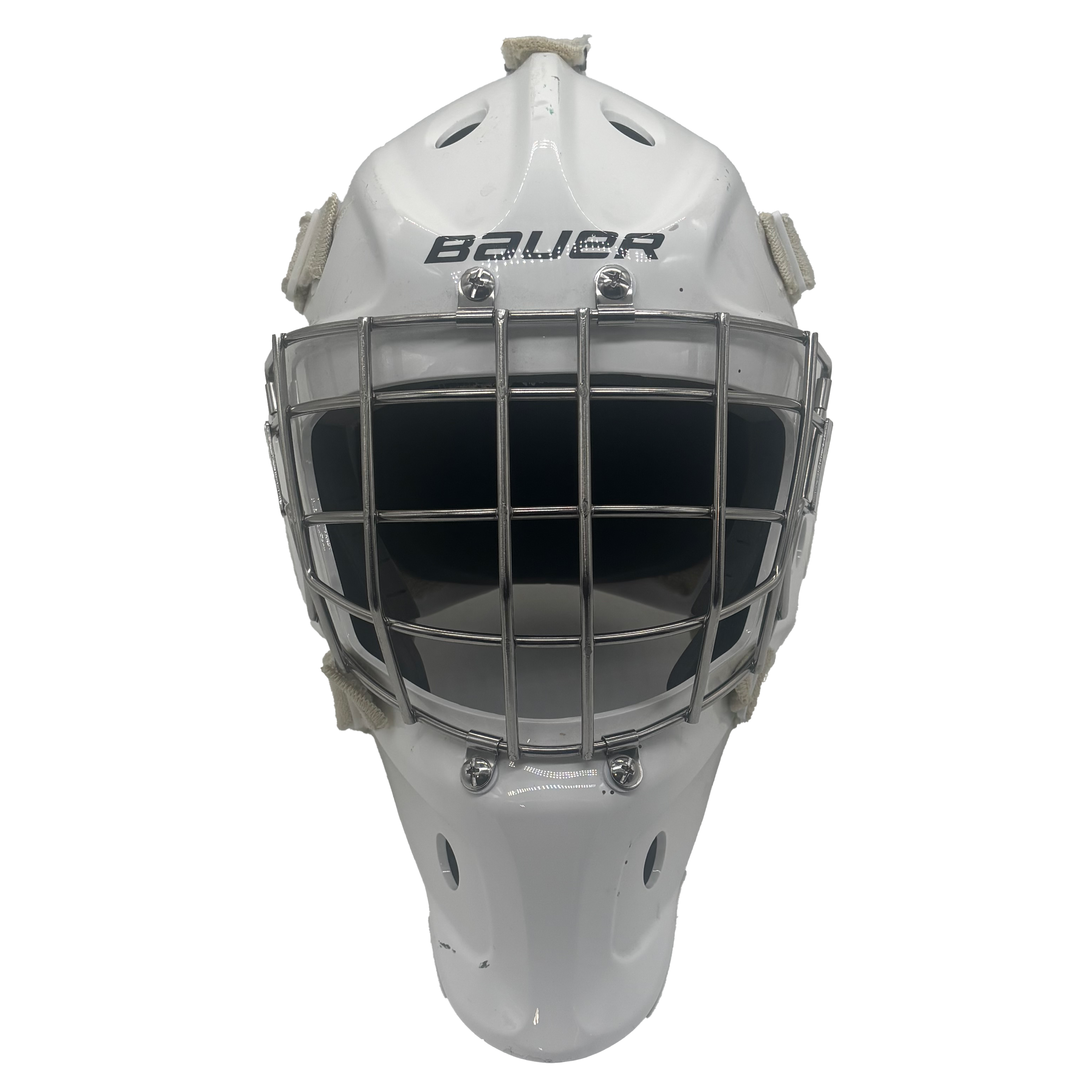Bauer 940X - Used Goalie Helmet (White)