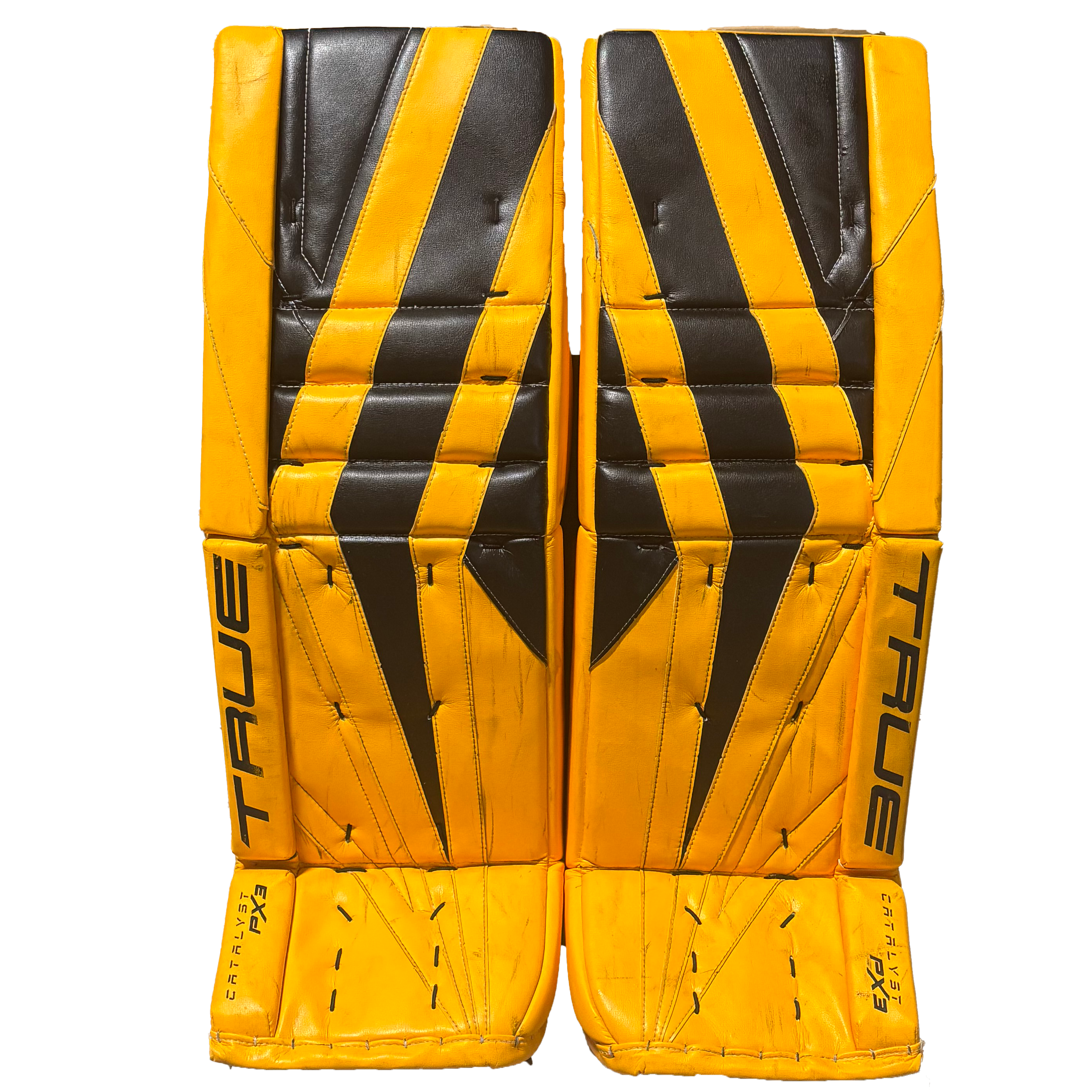 TRUE Catalyst PX3 - Used Pro Stock Goalie Full Set (Yellow/Black)