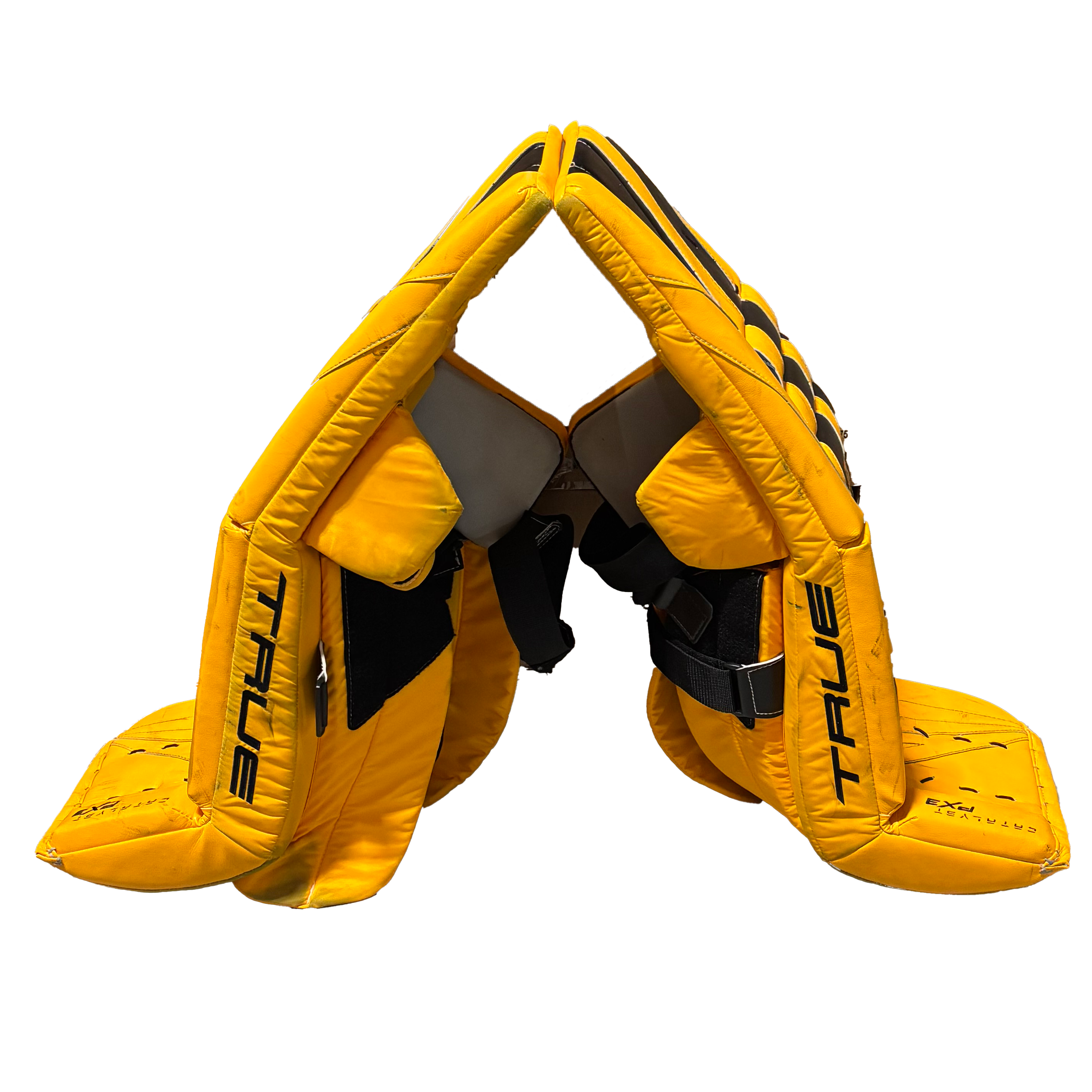 TRUE Catalyst PX3 - Used Pro Stock Goalie Full Set (Yellow/Black)