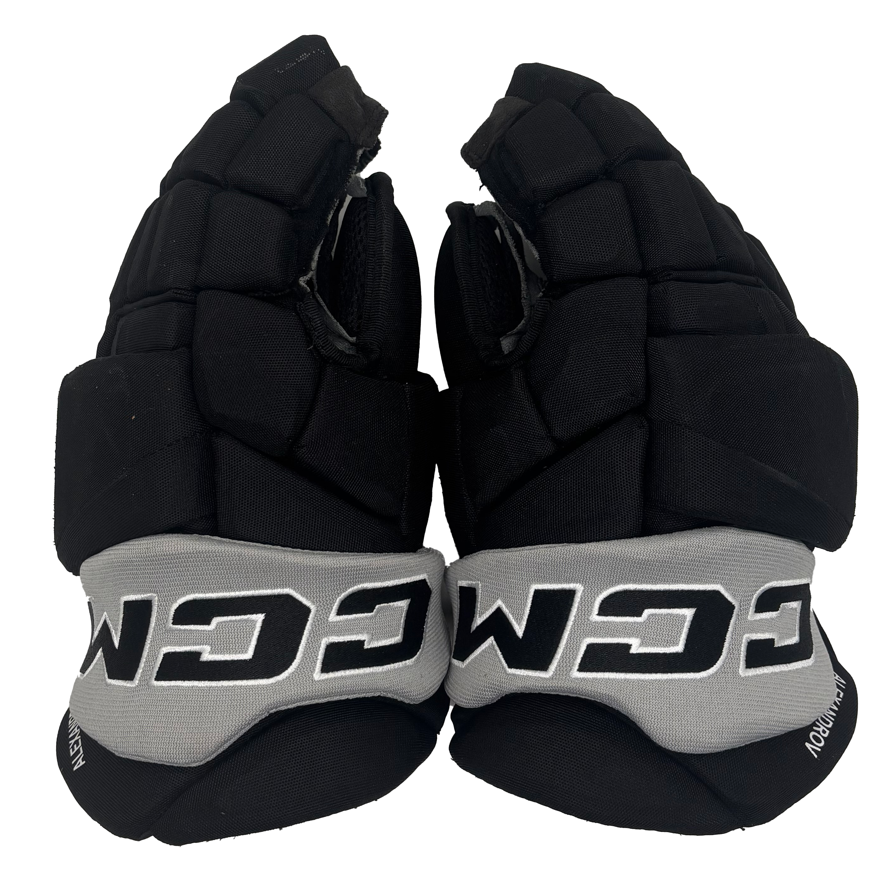 CCM Jetspeed FT8 Pro - Used AHL Pro Stock Gloves (Black/Grey)
