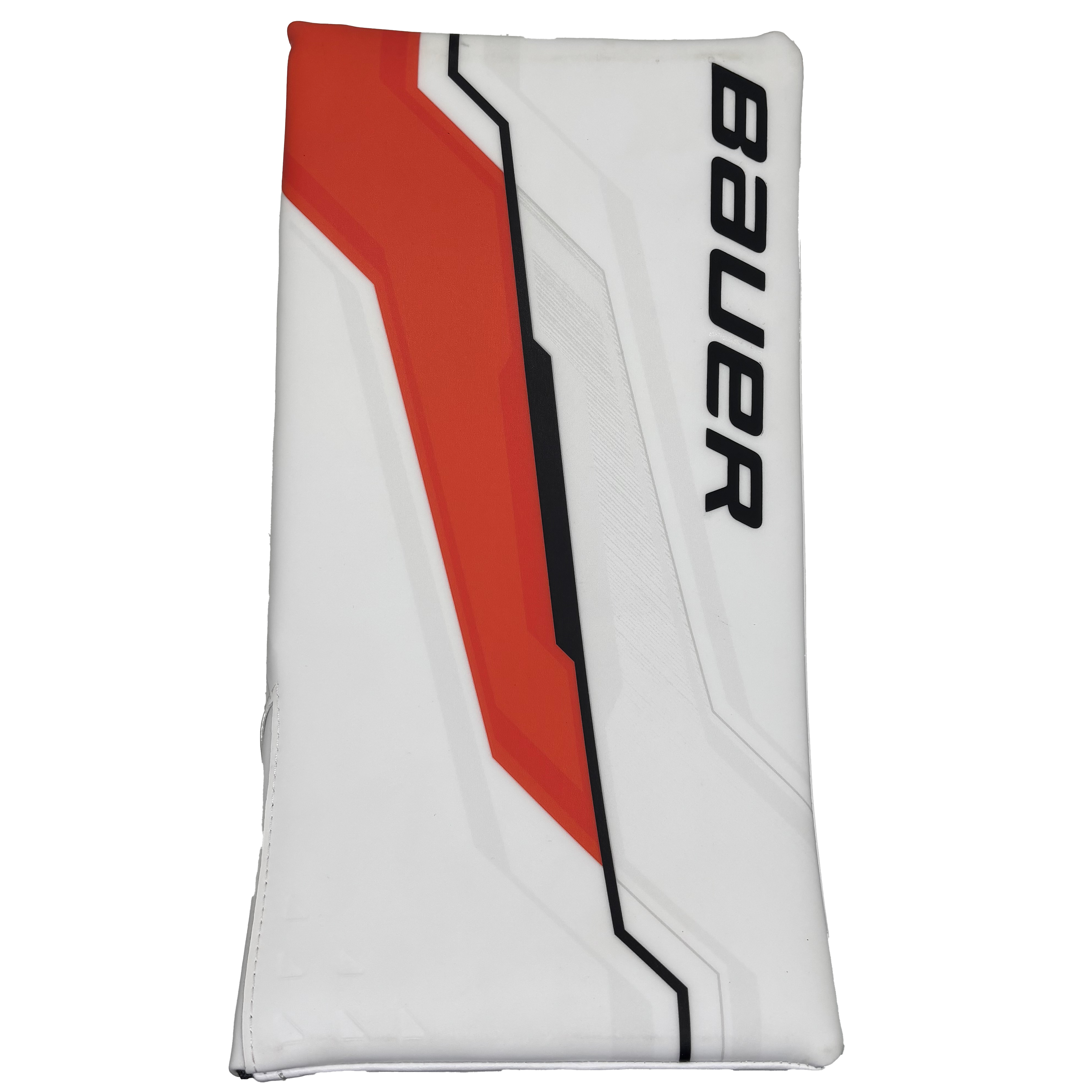 Bauer Vapor Hyperlite 2 - NHL Pro Stock Goalie Blocker - Ivan Fedotov (White/Orange/Black) *Dressed as Shadow
