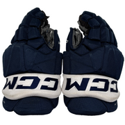 CCM HGTKXFSP - Used NCAA Pro Stock Hockey Glove (Navy/White)