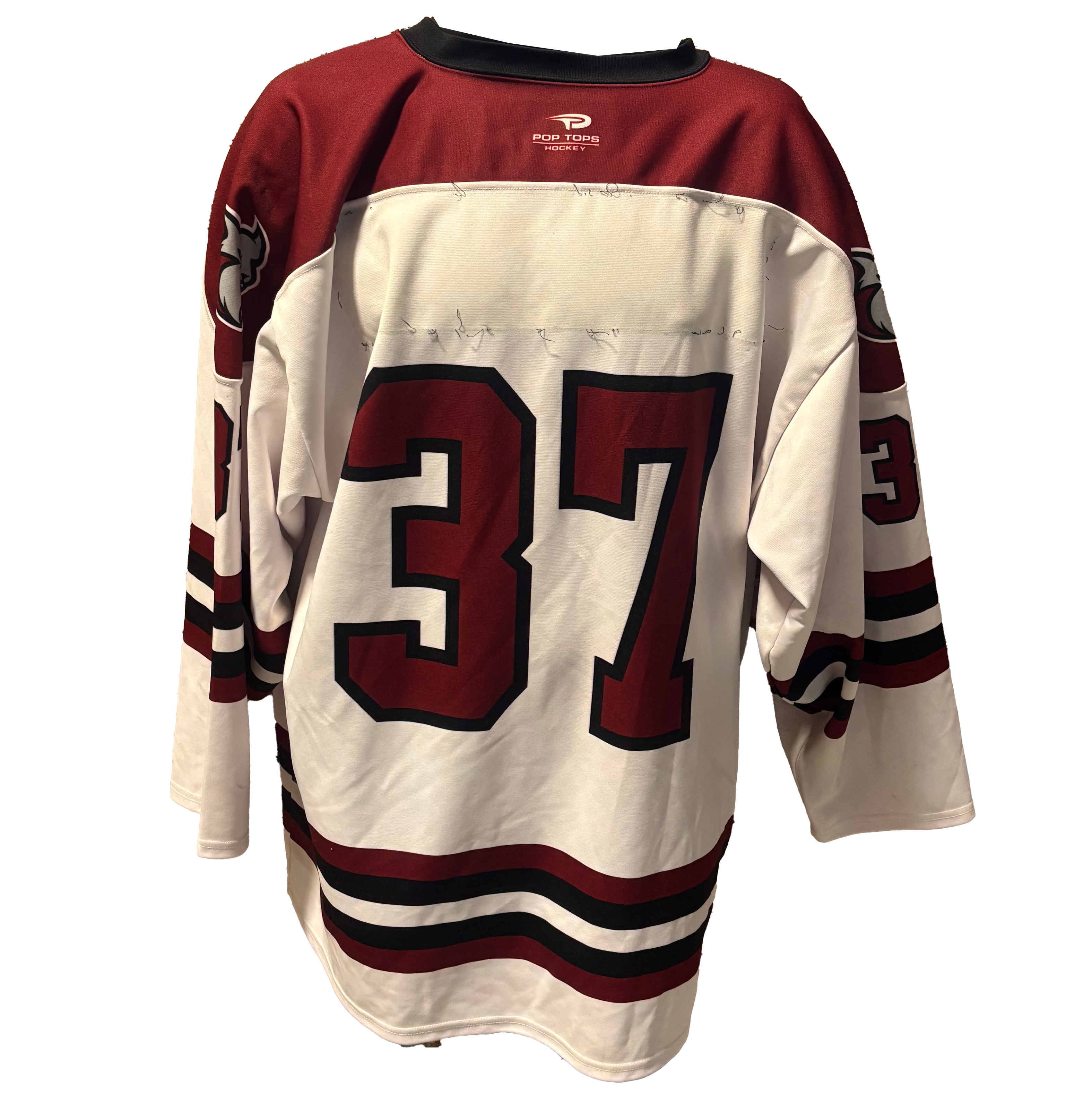 NCAA - Pop Tops Game Jersey (White/Maroon/Black)