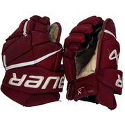 Used - Bauer Vapor Hyperlite Pro Stock Glove - (Maroon/White)