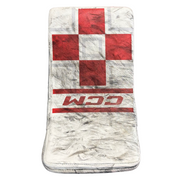 CCM Extreme Flex 6 - Used Pro Stock Goalie Blocker (White/Red/Grey)