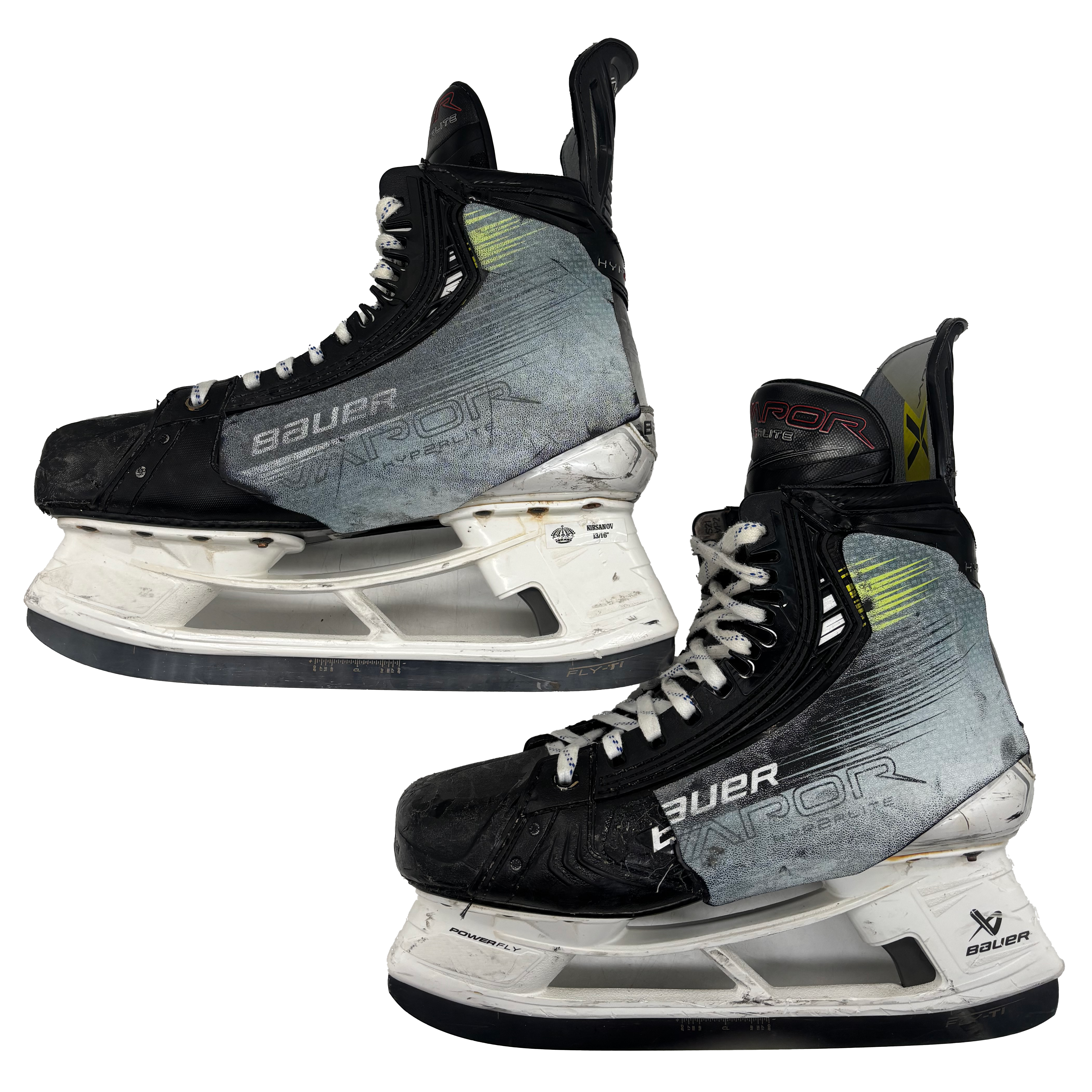 Bauer Vapor Hyperlite 2 - Used Pro Stock Skates - Size 10 Fit 2 with Shot Blockers