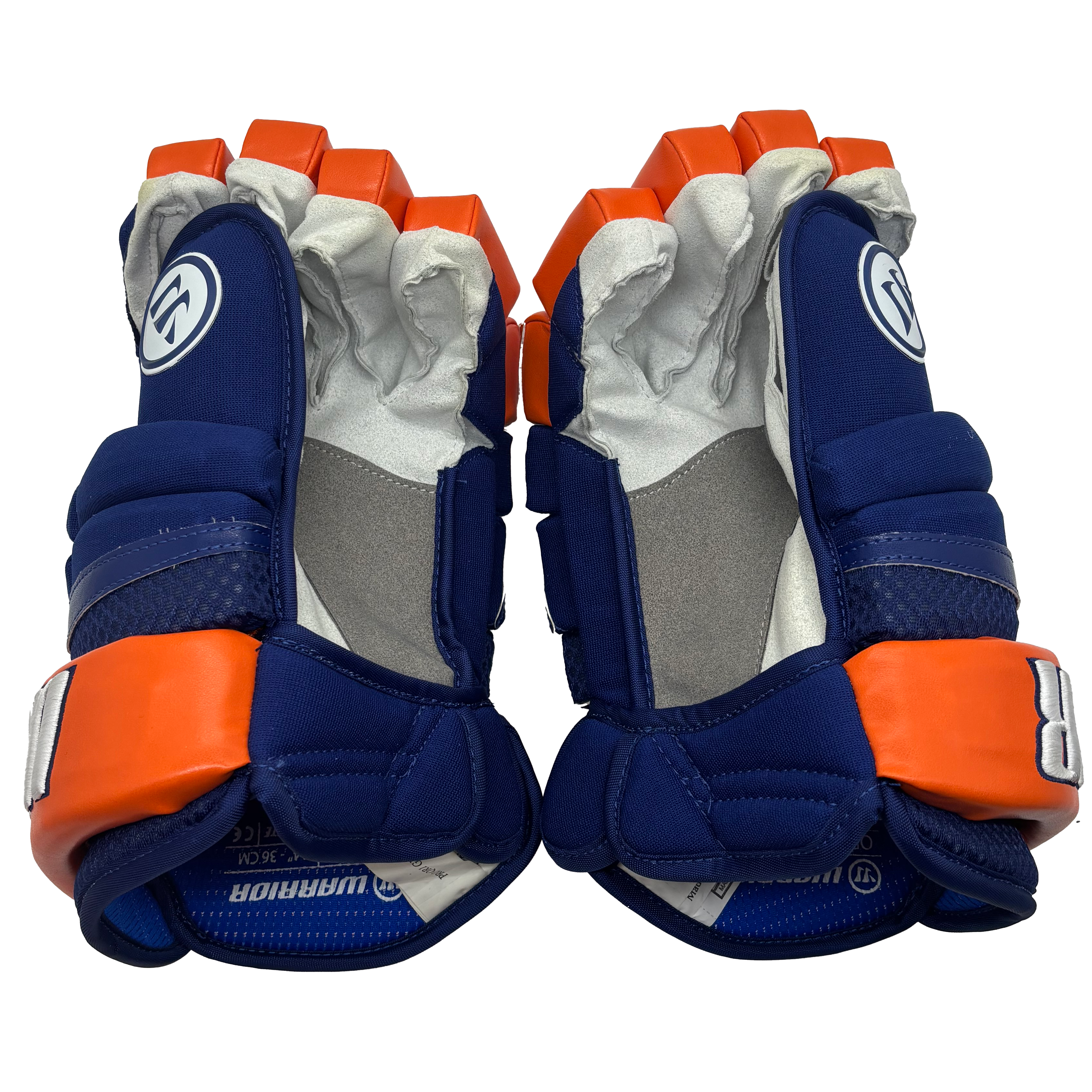 Warrior Covert QR1 Pro - NHL Pro Stock Glove - New York Islanders (Blue/Orange)